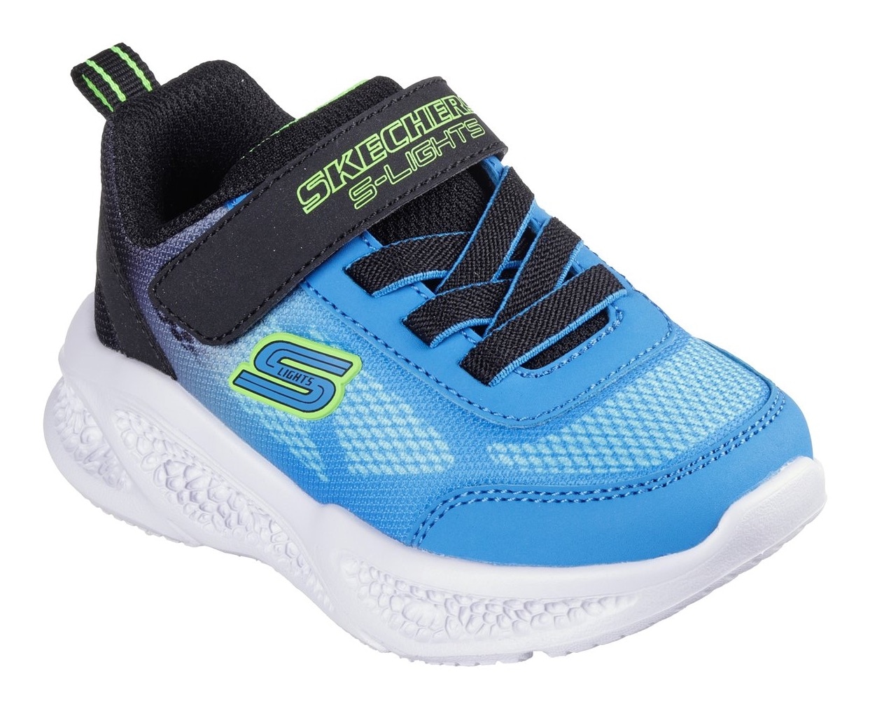 Lauflernschuh »SKECHERS METEOR-LIGHTS«, Blink,-Klettschuh zum Schlüpfen, Neon,...