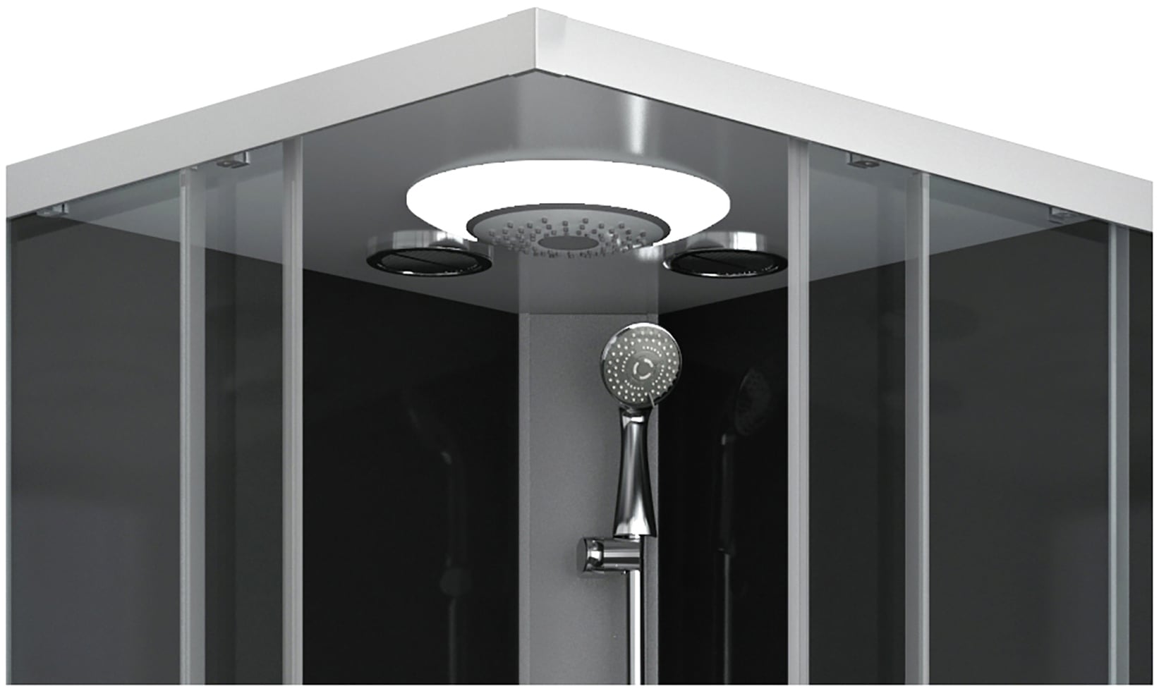 Sanotechnik Komplettdusche »MIAMI«, LxBxH: 90x90x215cm