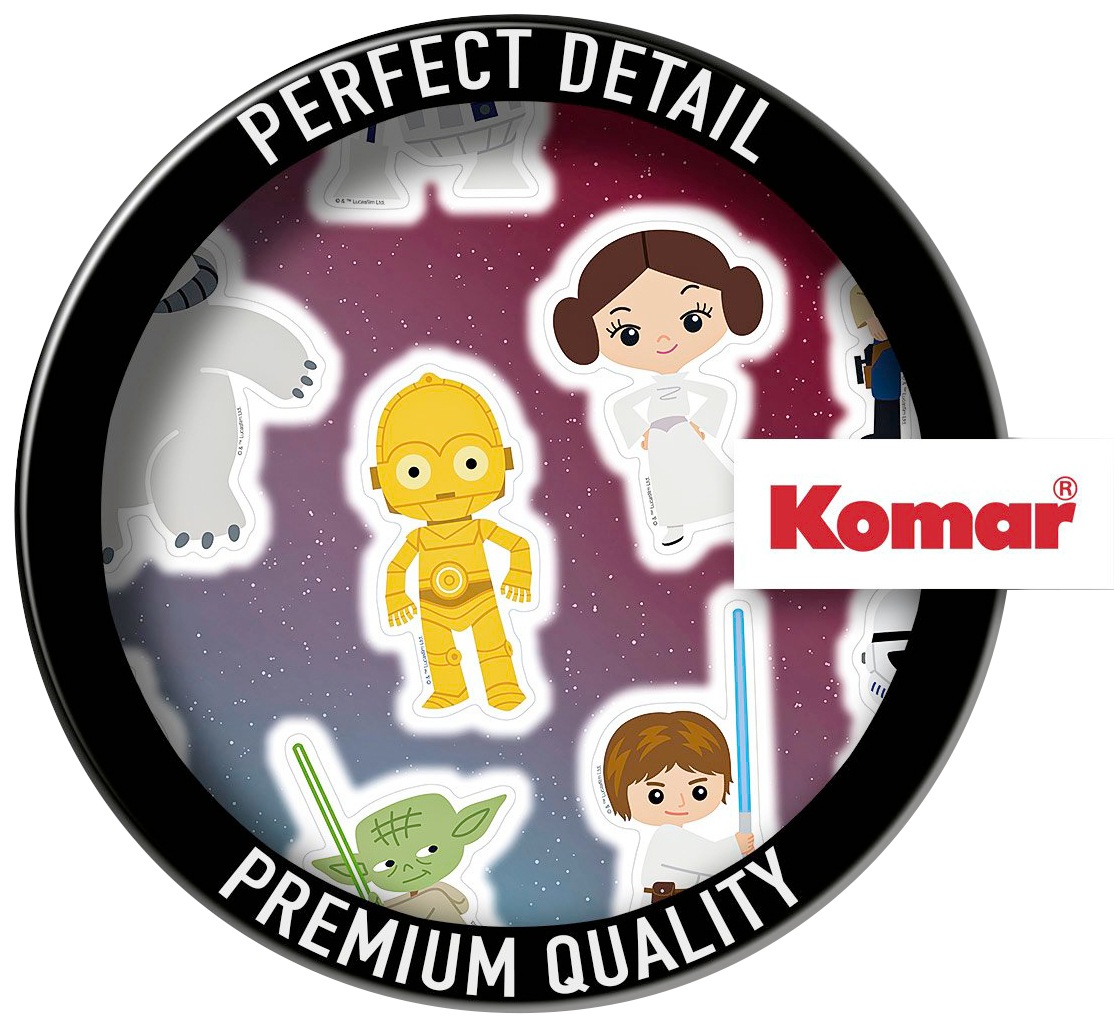 Komar Wandtattoo »Star Wars Little Heroes - Größe 50 x 70 cm« selbstklebend, Wandsticker, Kinderzimmer