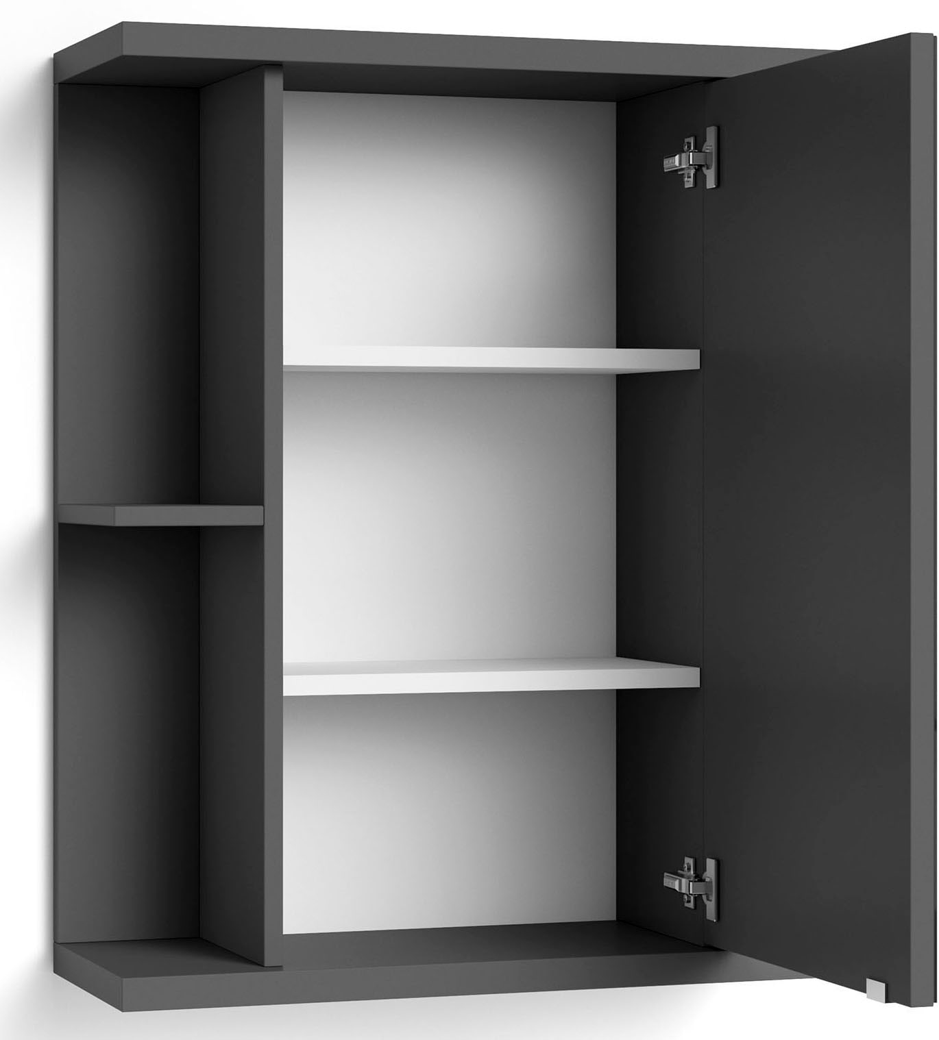 byLIVING Spiegelschrank »Nebraska«, Breite 60 cm, mit großer Spiegeltür und viel Stauraum
