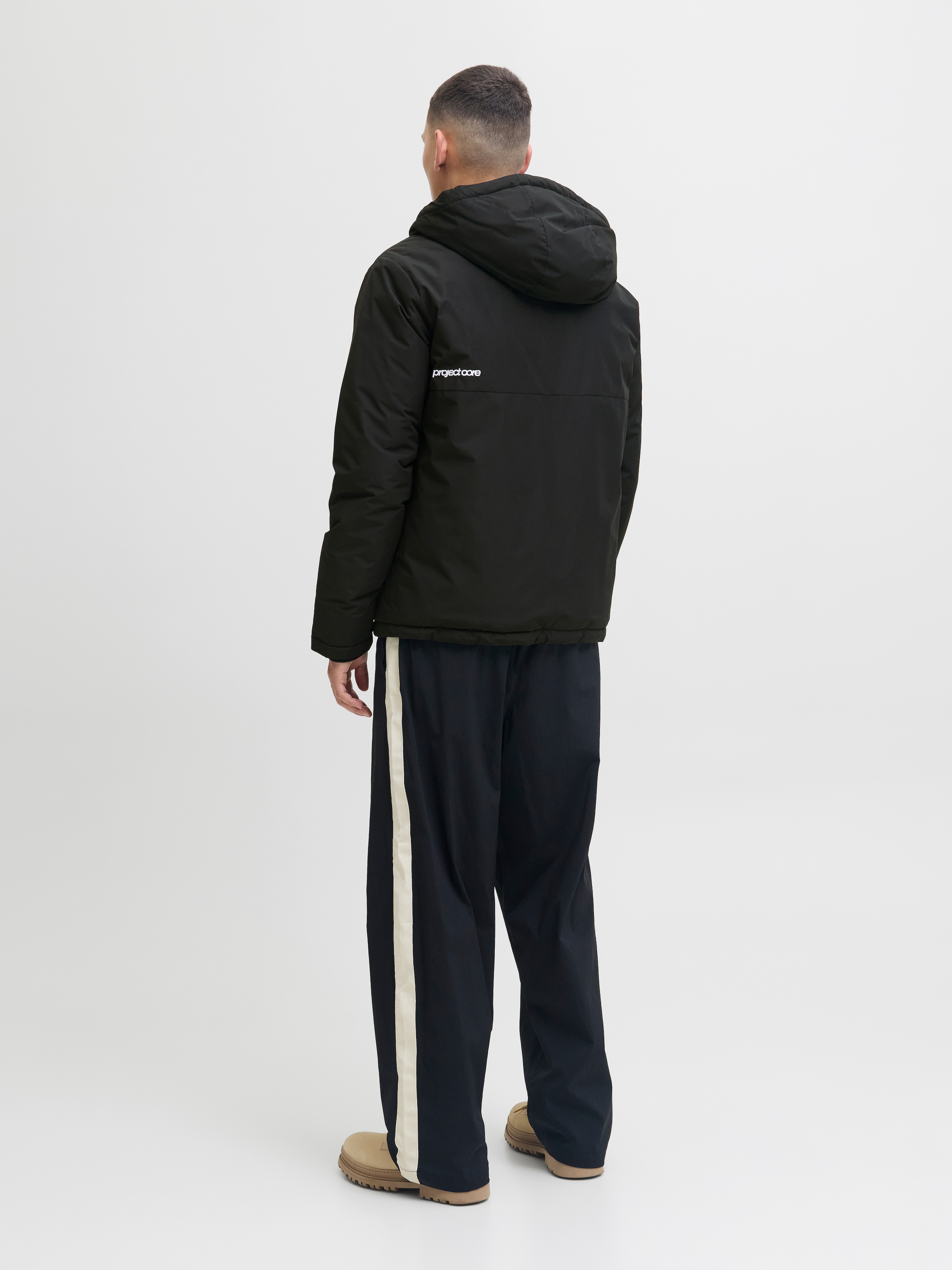 Jack & Jones Outdoorjacke »JCOUNION LIGHT PADDED BLOCKING JACKET SN« mit Kapuze