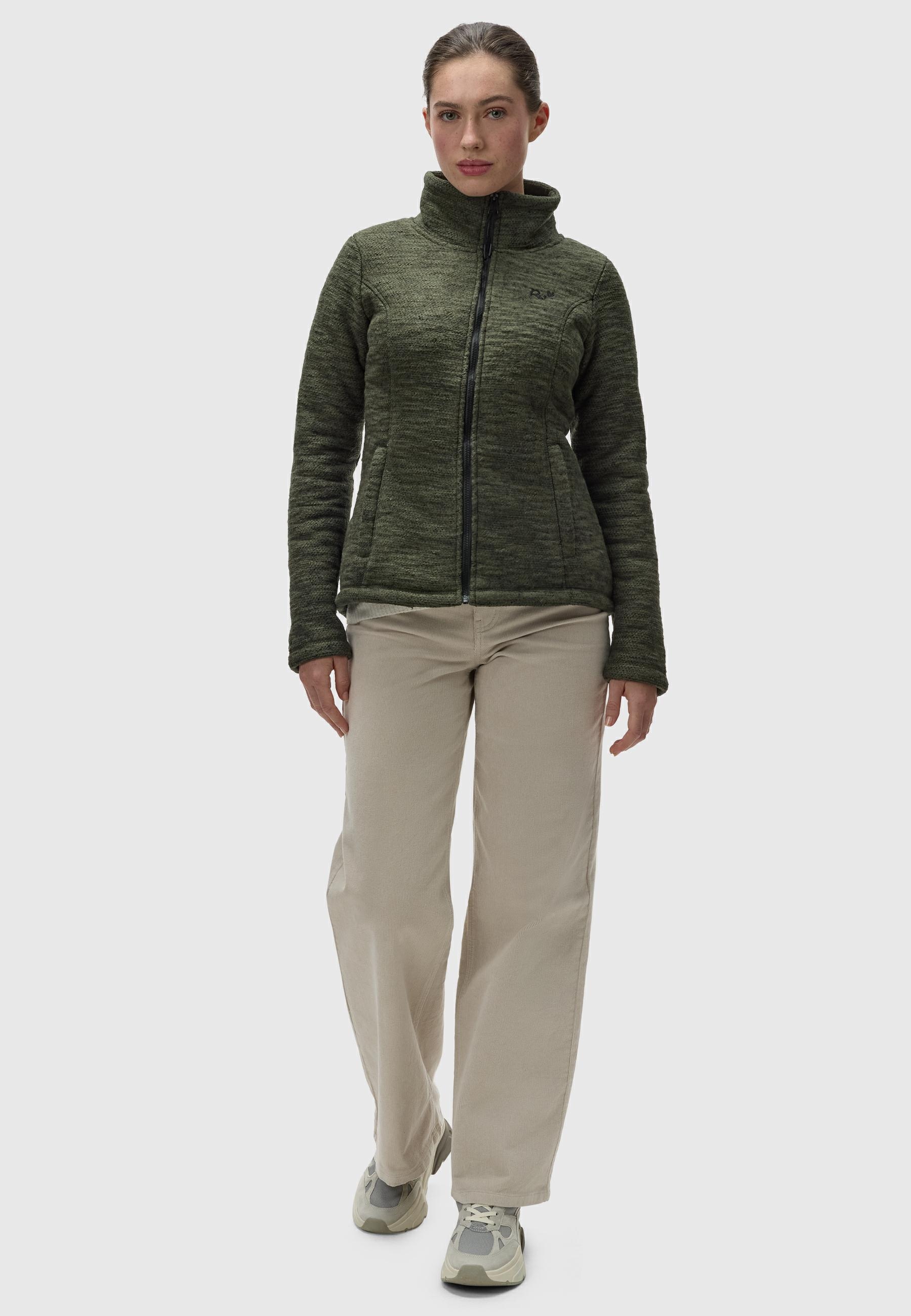 Ragwear Kapuzensweatjacke »Strickjacke Liram Melange«