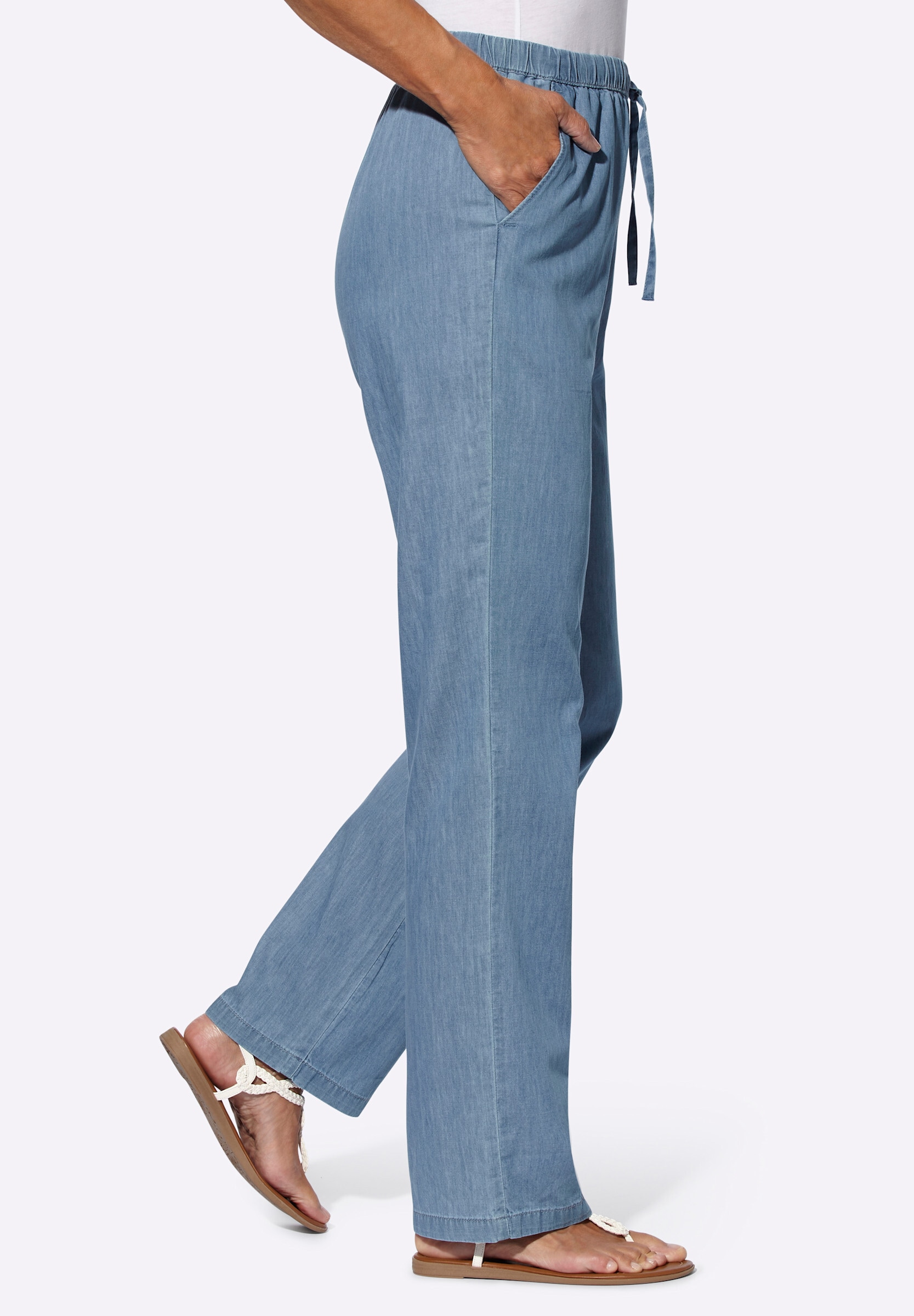 Sieh an! Bequeme Jeans »Jeans Jeans mit weitem Bein«