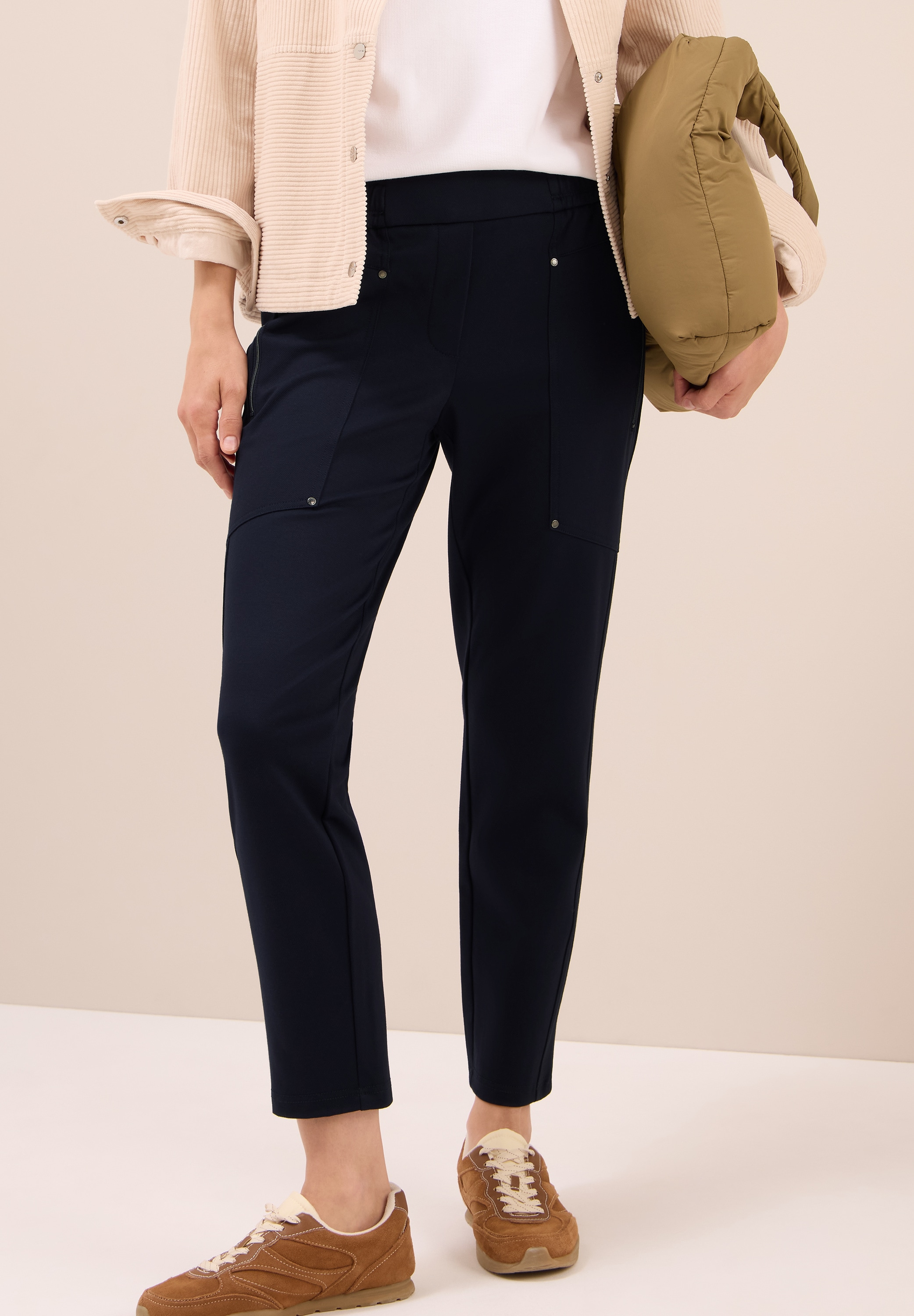 Cecil Schlupfhose »Style Tracey«, Mid Waist, Slim Legs
