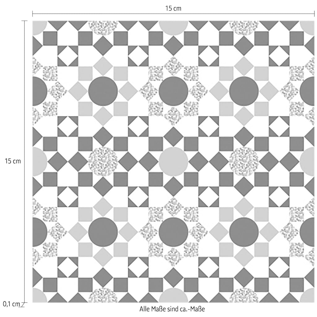 queence Fliesenaufkleber »Mosaik Muster«