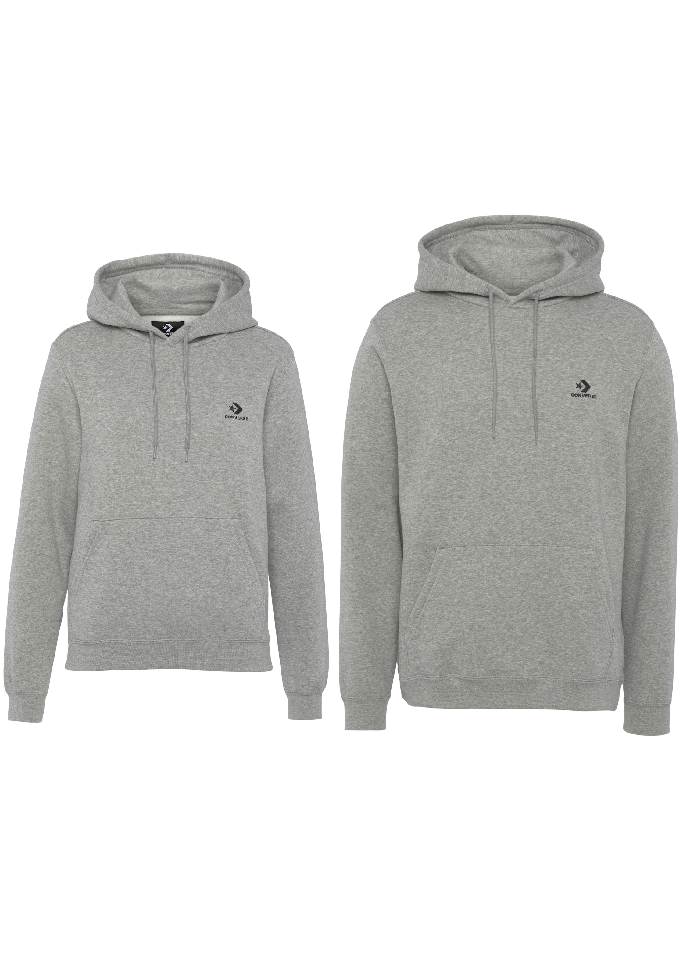 Converse Kapuzensweatshirt »EMBROIDERED STAR CHEVRON BRUSHED BACK FLEECE HOODIE«, (1 tlg.), Unisex