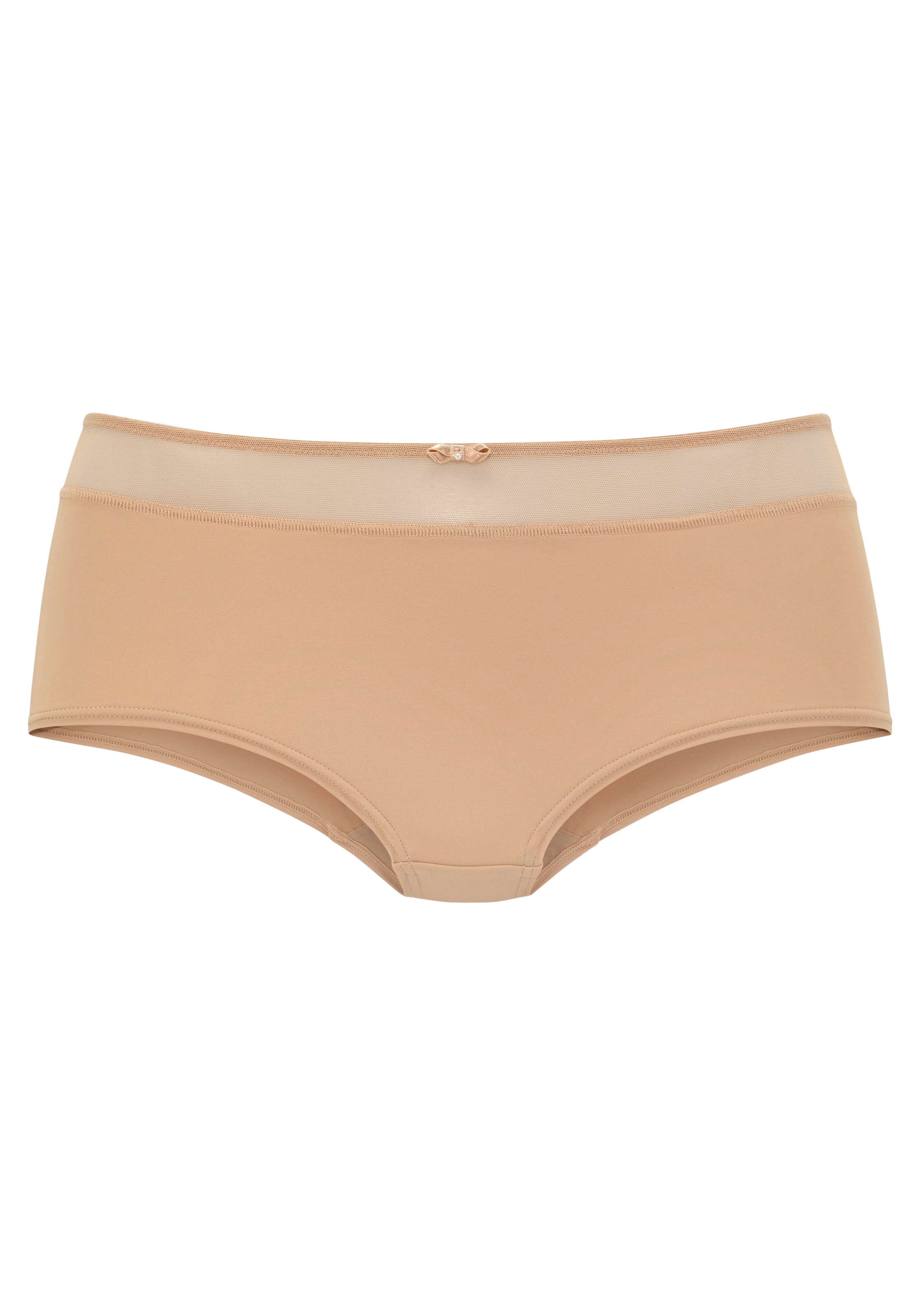 Nuance Panty mit transparentem Bund und Zierschleife