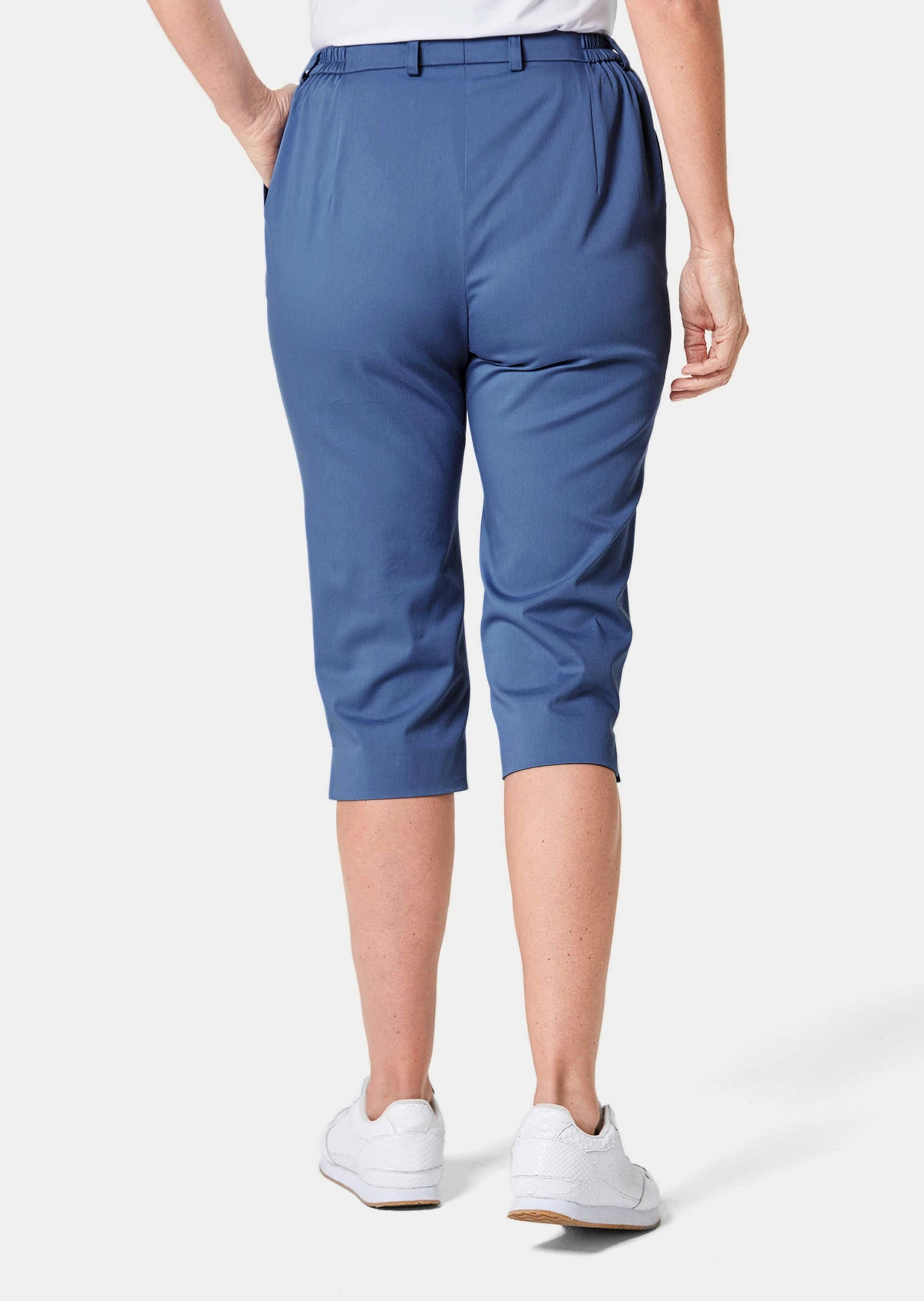 GOLDNER Caprihose »Sportive Capri-Hose aus trageangenehmen Satin«