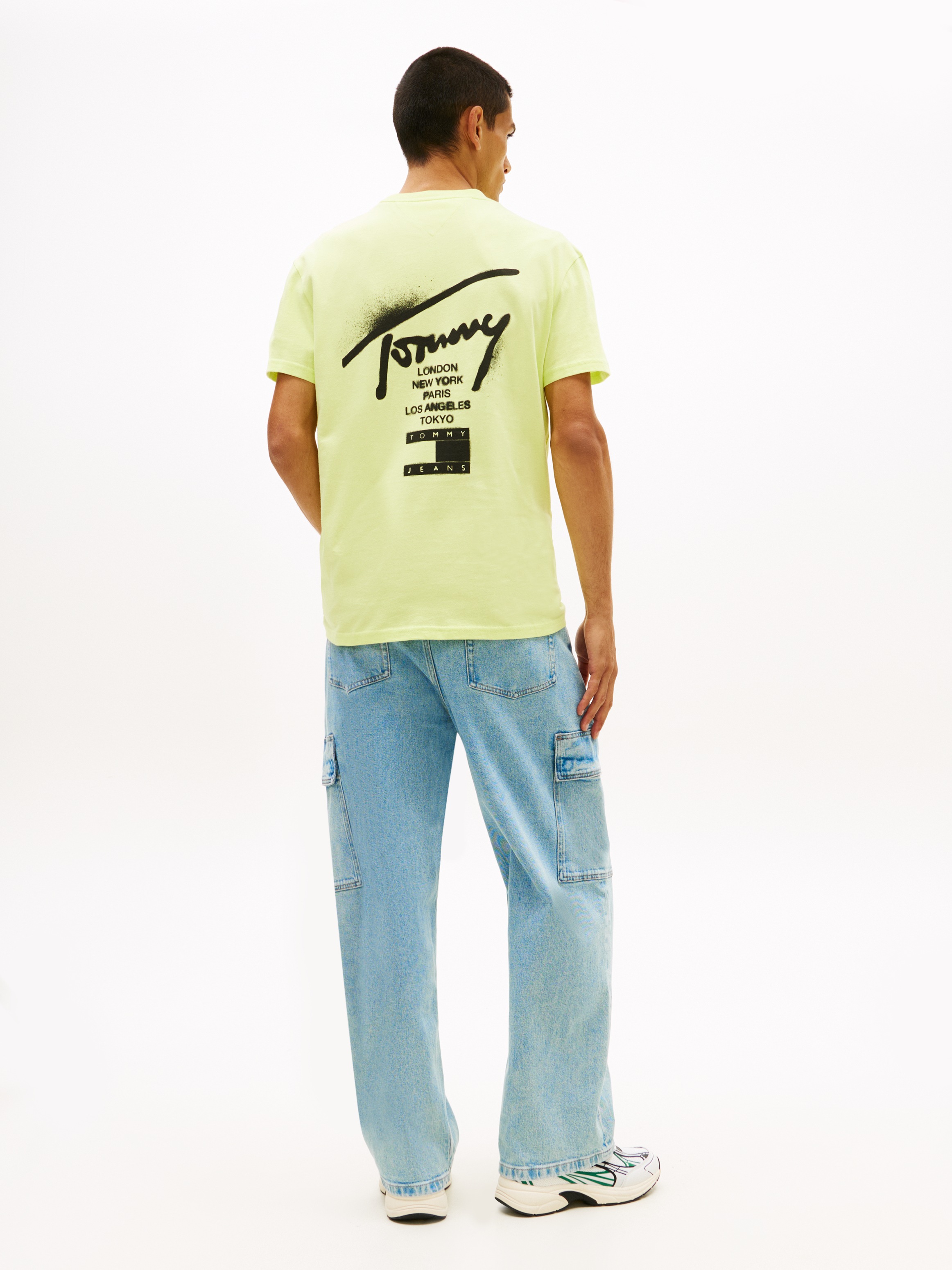 Tommy Jeans T-Shirt »TJM REGULAR CITY SIGN« Regular fit mit Markenprint