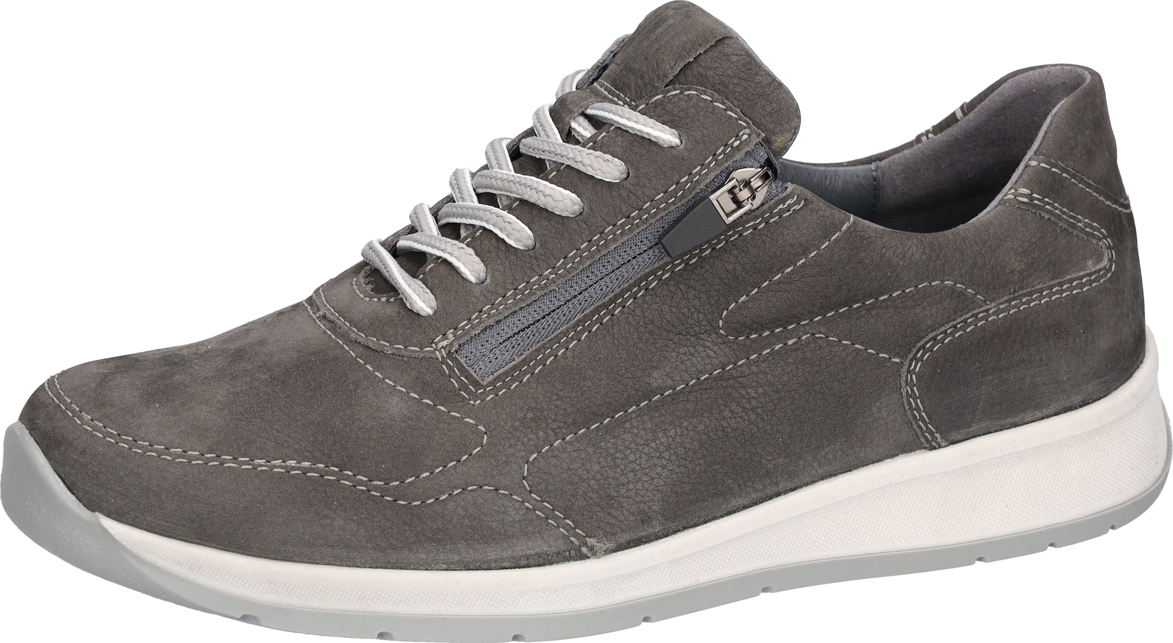 Waldläufer Sneaker »KILIAN«  Schnürschuh, Bequemschuh mit seitlichem Reißverschluss, K-Weite