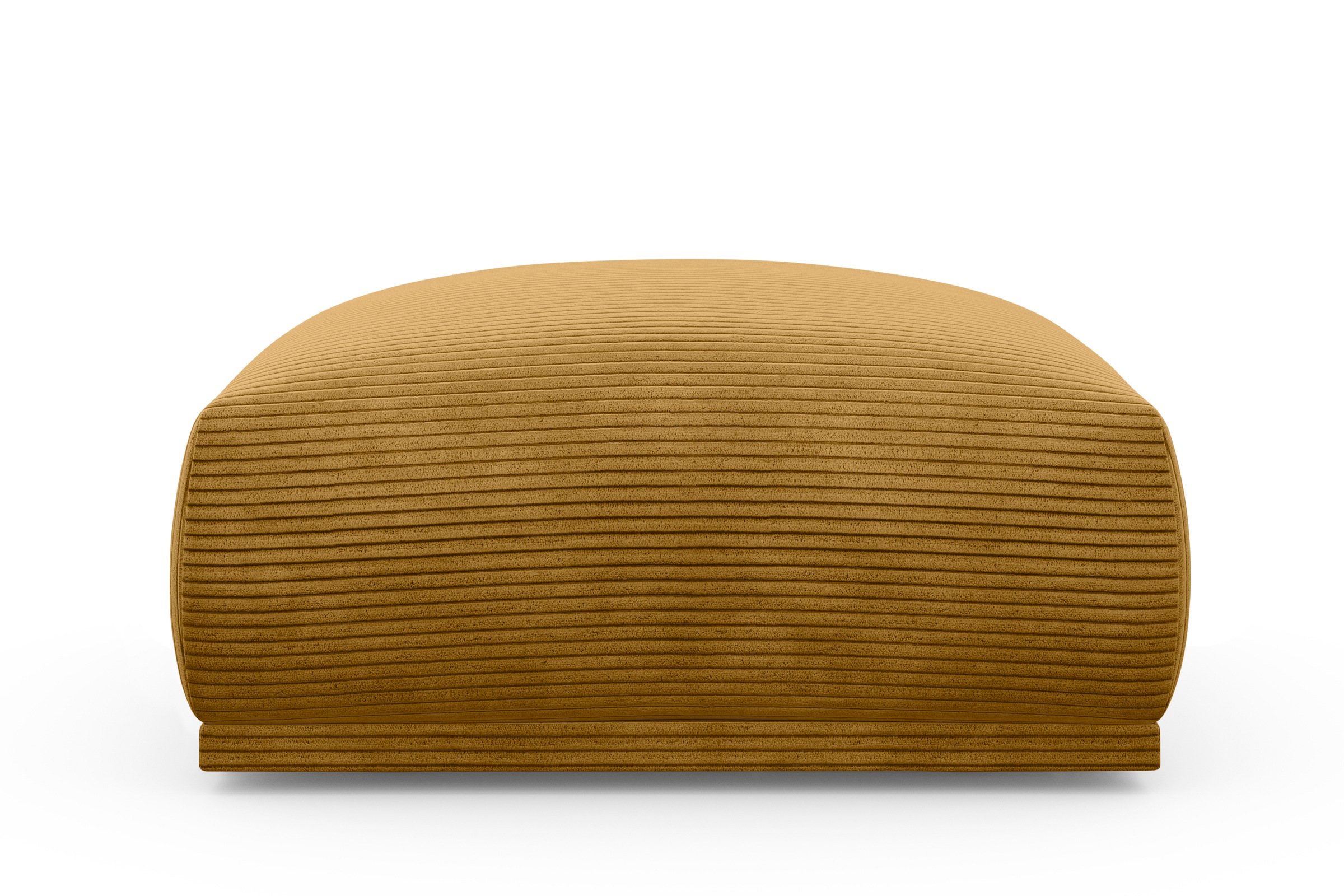 TRENDMANUFAKTUR Hocker »Braga, mit hochwertigem Kaltschaum, quadratisch, in Cord erhältlich«, (1 St.), moderner Polsterhocker, 85/42/85 cm (B/H/T)
