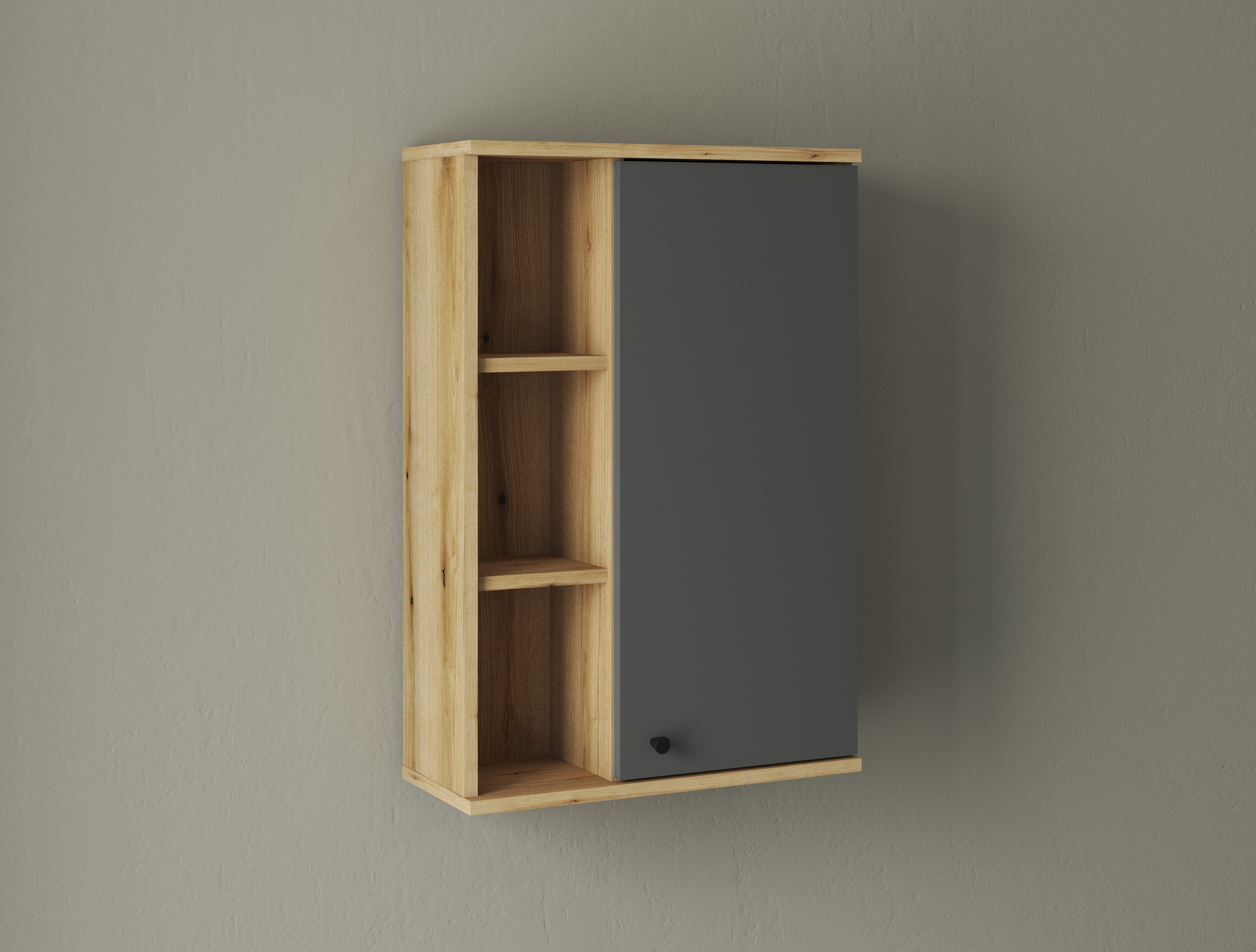 INOSIGN Badmöbel-Set »OSLO, Bad im skandinavischen Design, 5-teiliges Badezimmer«, (Set, 5 St.), Badschränke und Spiegel, in zwei Farben verfügbar, viel Stauraum