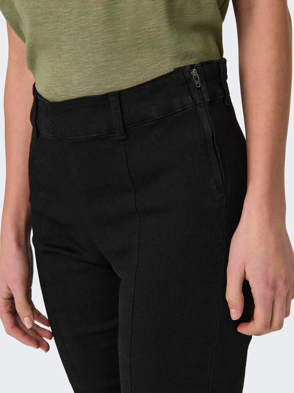 ONLY Skinny-fit-Jeans »ONLWAUW MID SK ZIP CUT DNM«