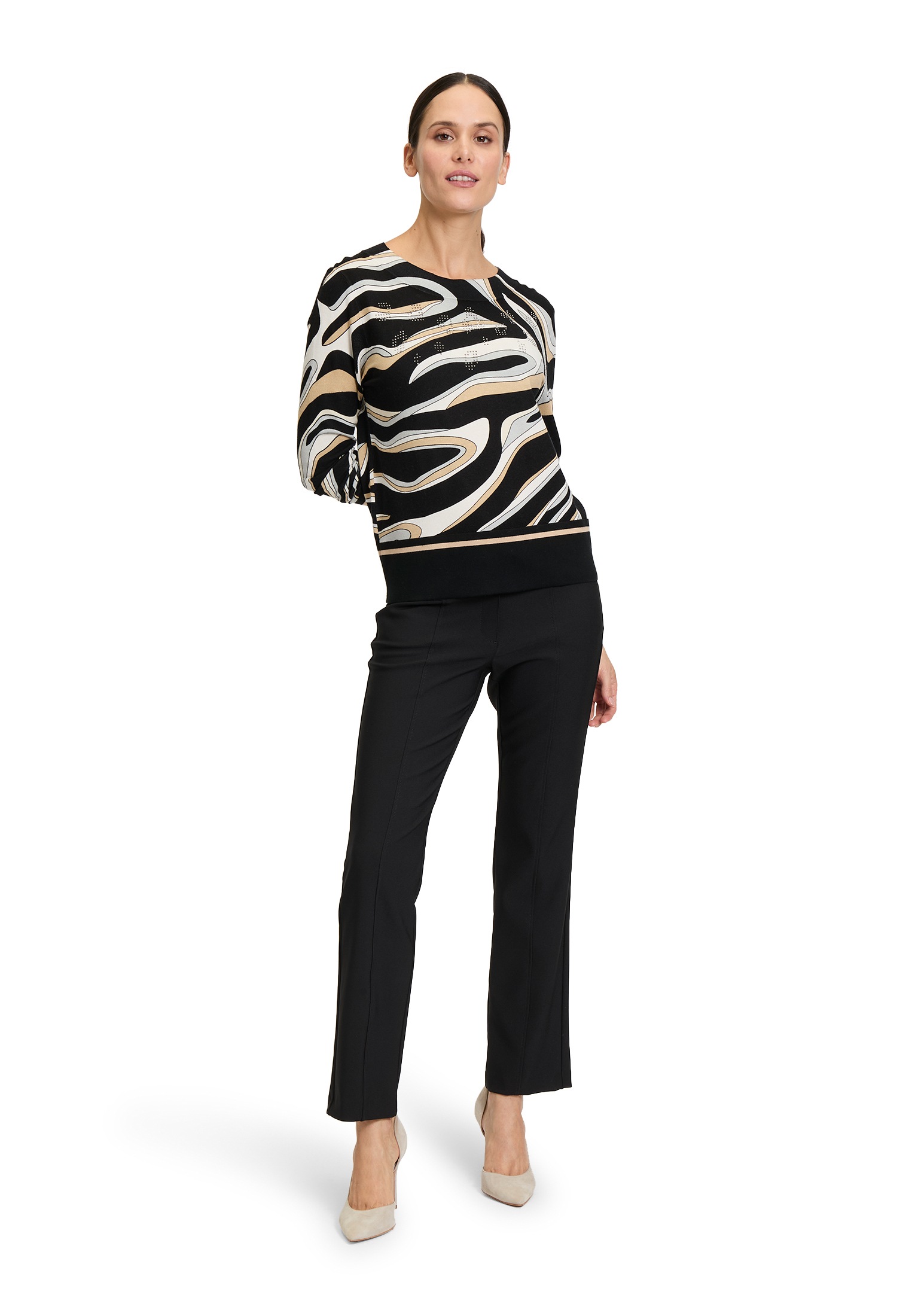 Betty Barclay Rundhalspullover »Feinstrickpullover langarm«