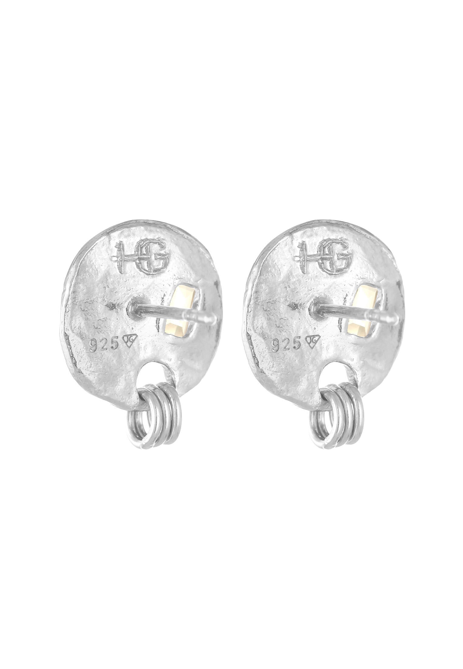 HAZE & GLORY Paar Ohrstecker »Ohrringe Ohrstecker Iolith Granat - Liza 925 Silber«