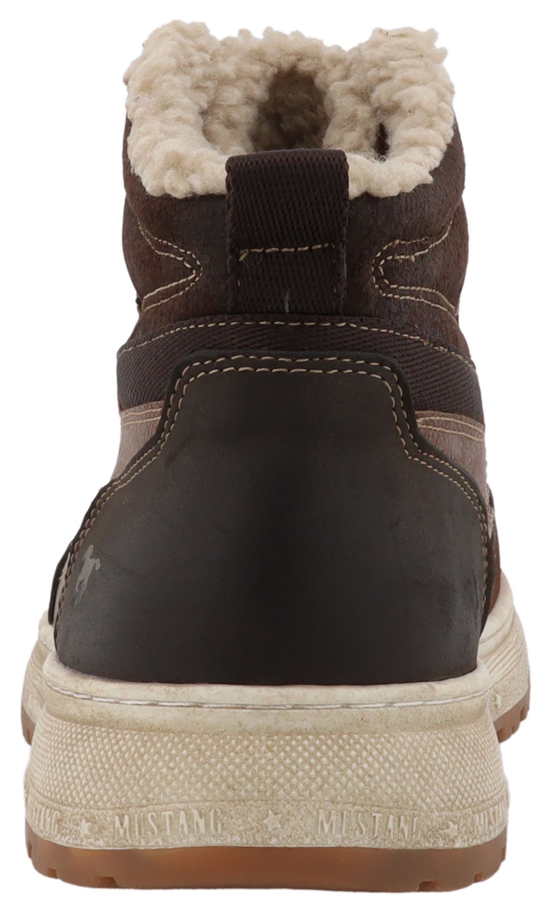 Mustang Shoes Winterboots »Puno«  High Top Sneaker, Schnürboots mit Warmfutter