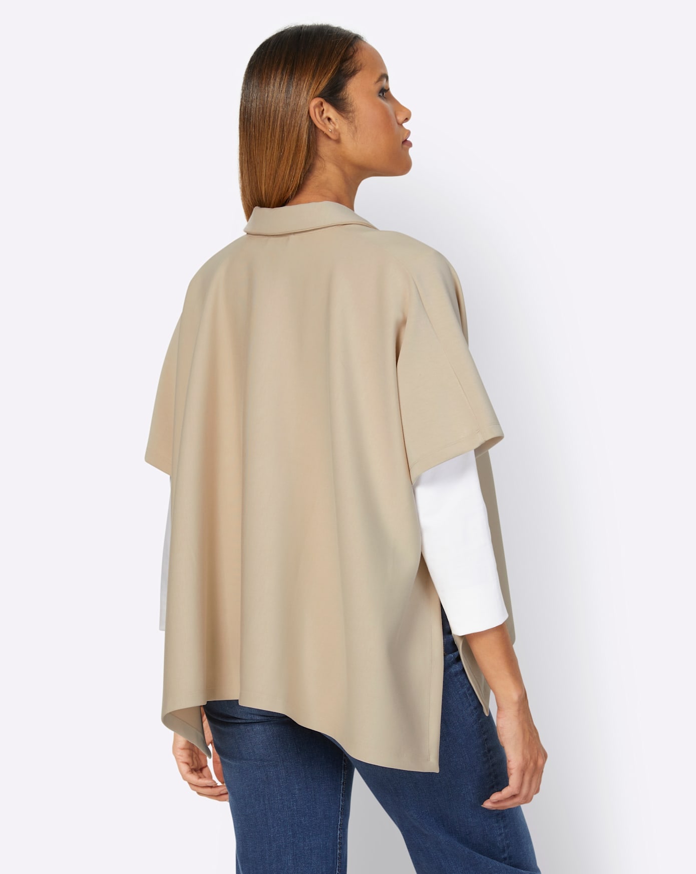creation L Shirtjacke »Shirt-Poncho«, (1 tlg.)