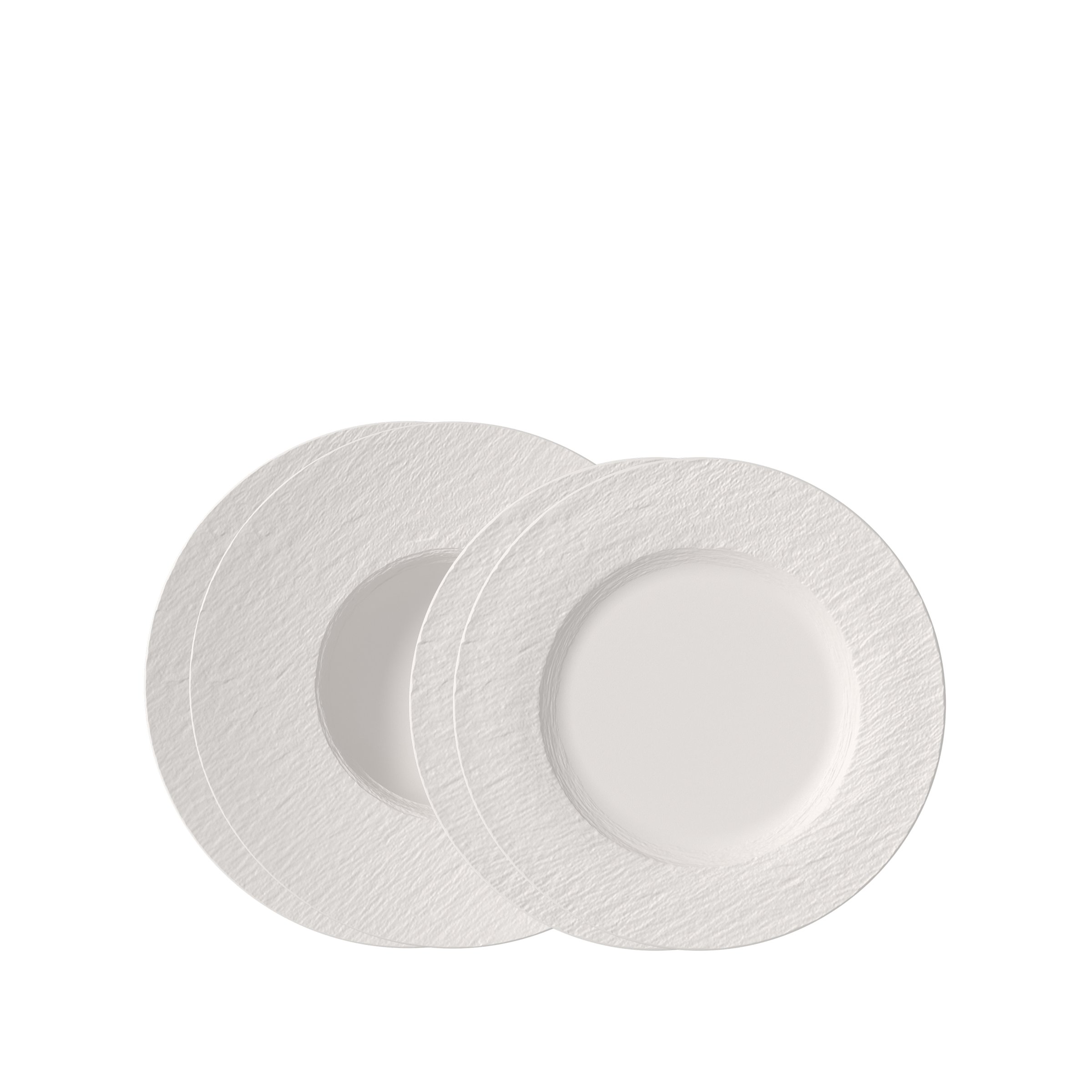 Villeroy & Boch Geschirr-Set "Manufacture Rock Tafelset" Premium Porzellan
