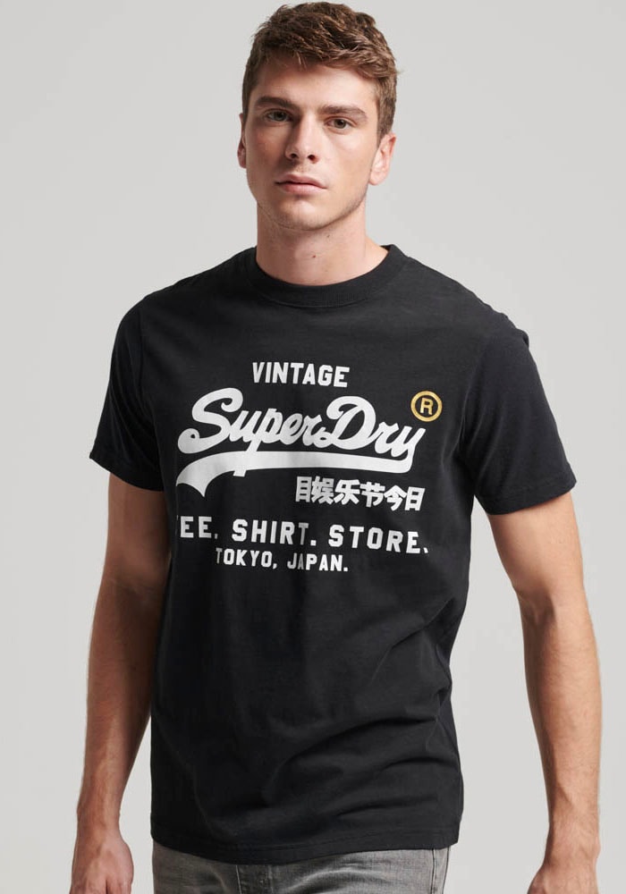 Superdry T-Shirt »VINTAGE VL STORE CLASSIC TEE« bei ♕