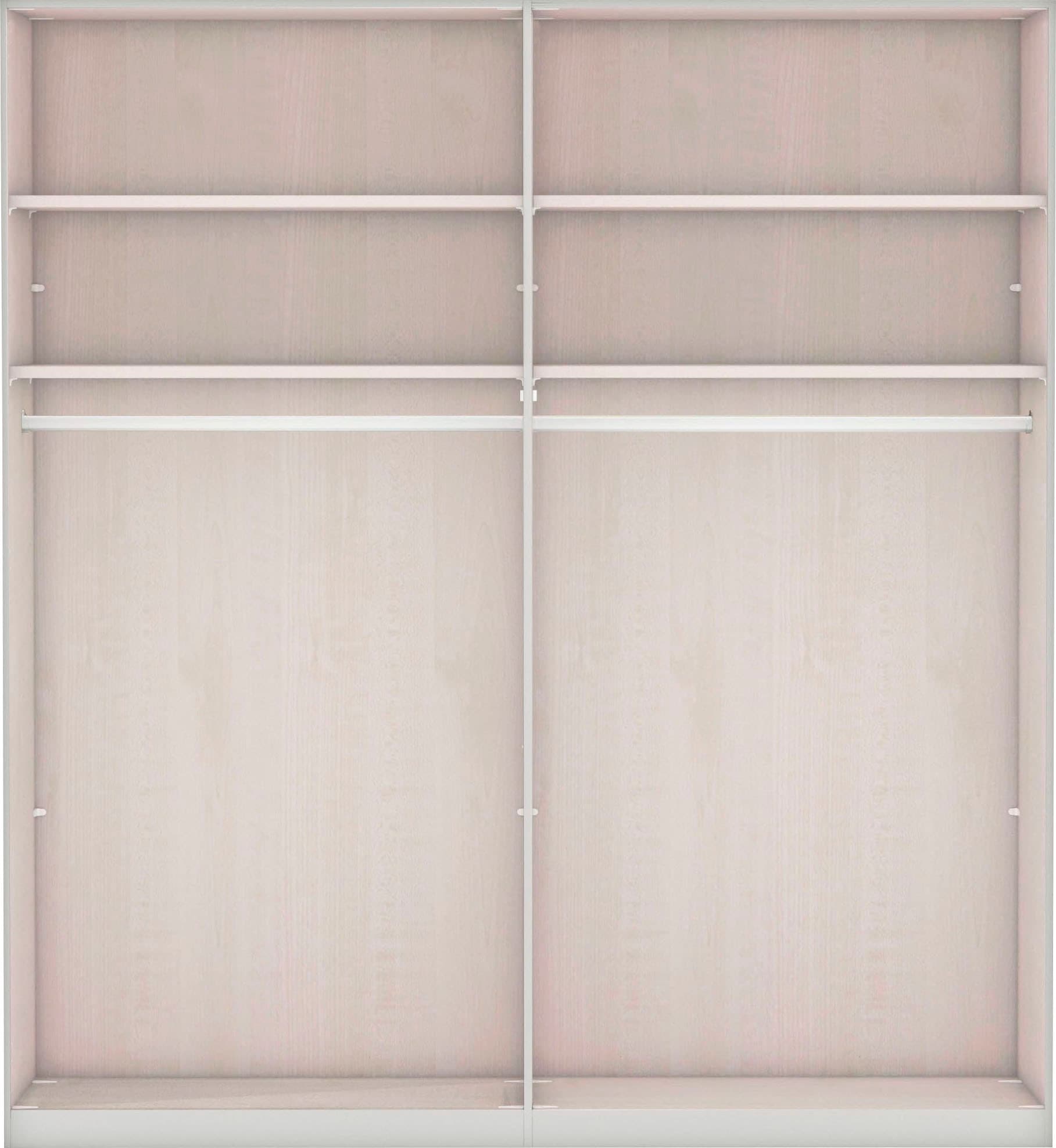 WIEMANN Kleiderschrank »Mainau« mit Holz- und Spiegeltüren