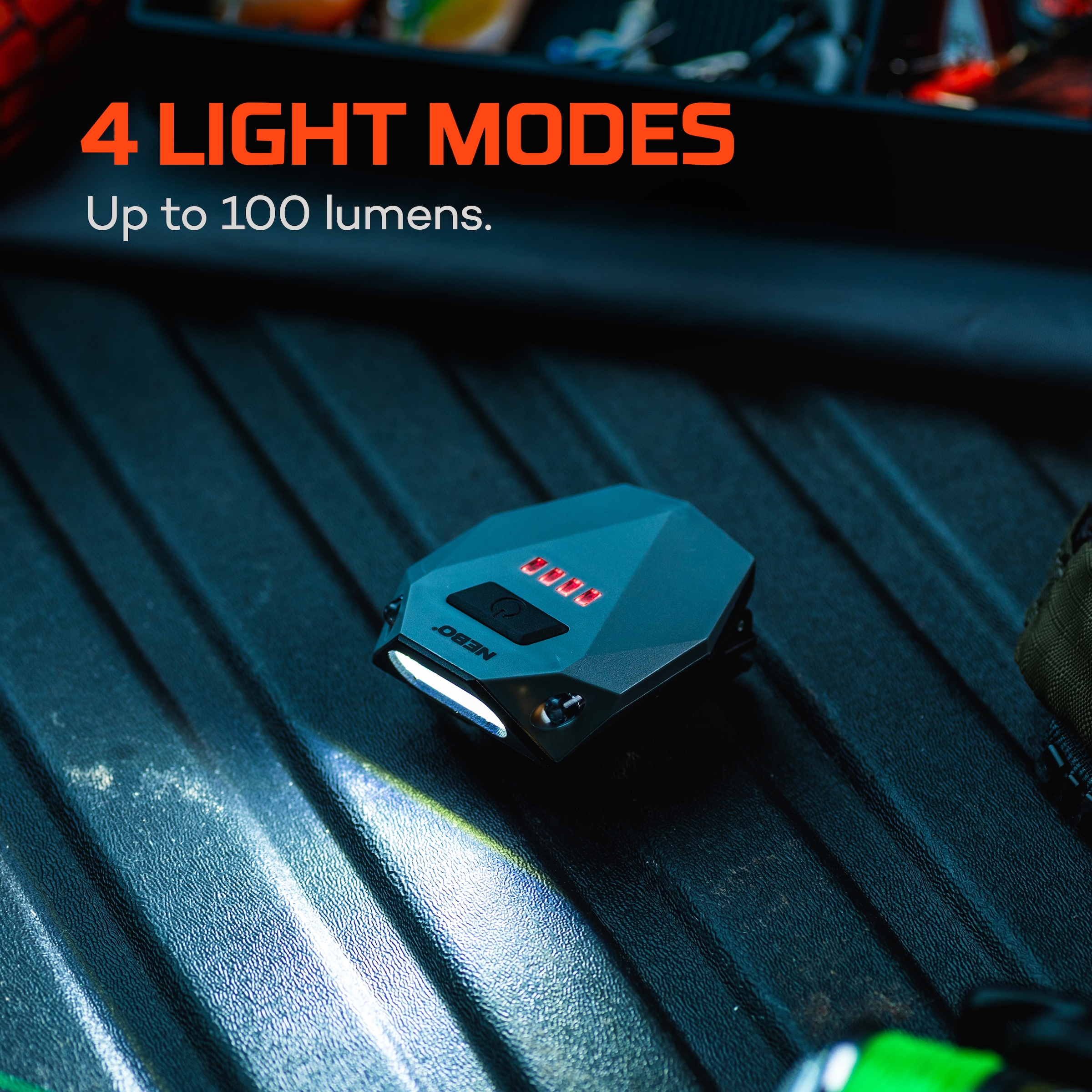 NEBO LED Stirnlampe »Nebo EINSTEIN™ CAP 100« Taschenlampe inkl. Ladekabel, 