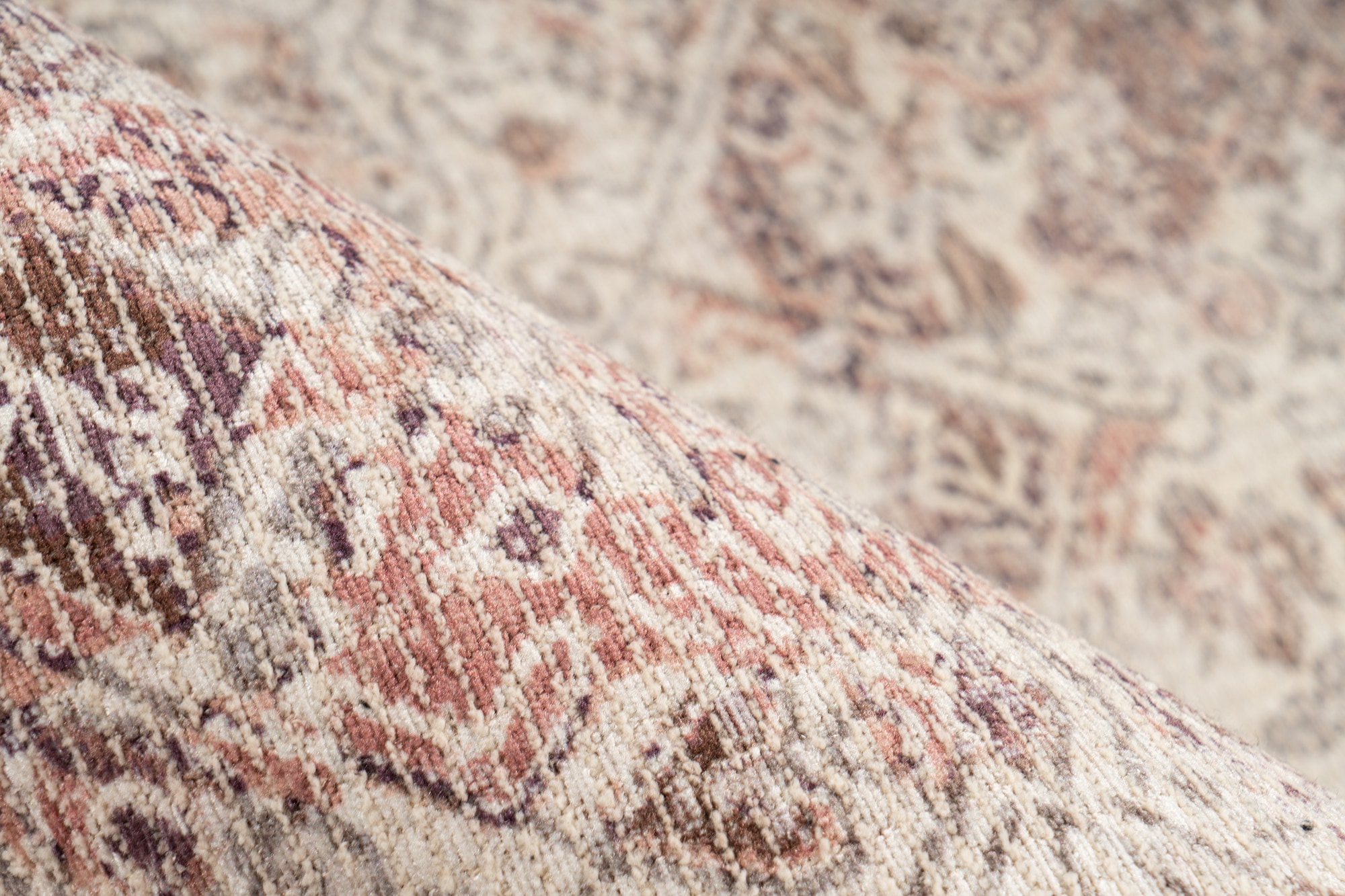 Kayoom Teppich »Perry 225« rechteckig 16 mm Höhe digitaler Druck, verwaschenes Farbendesign, pflegeleicht