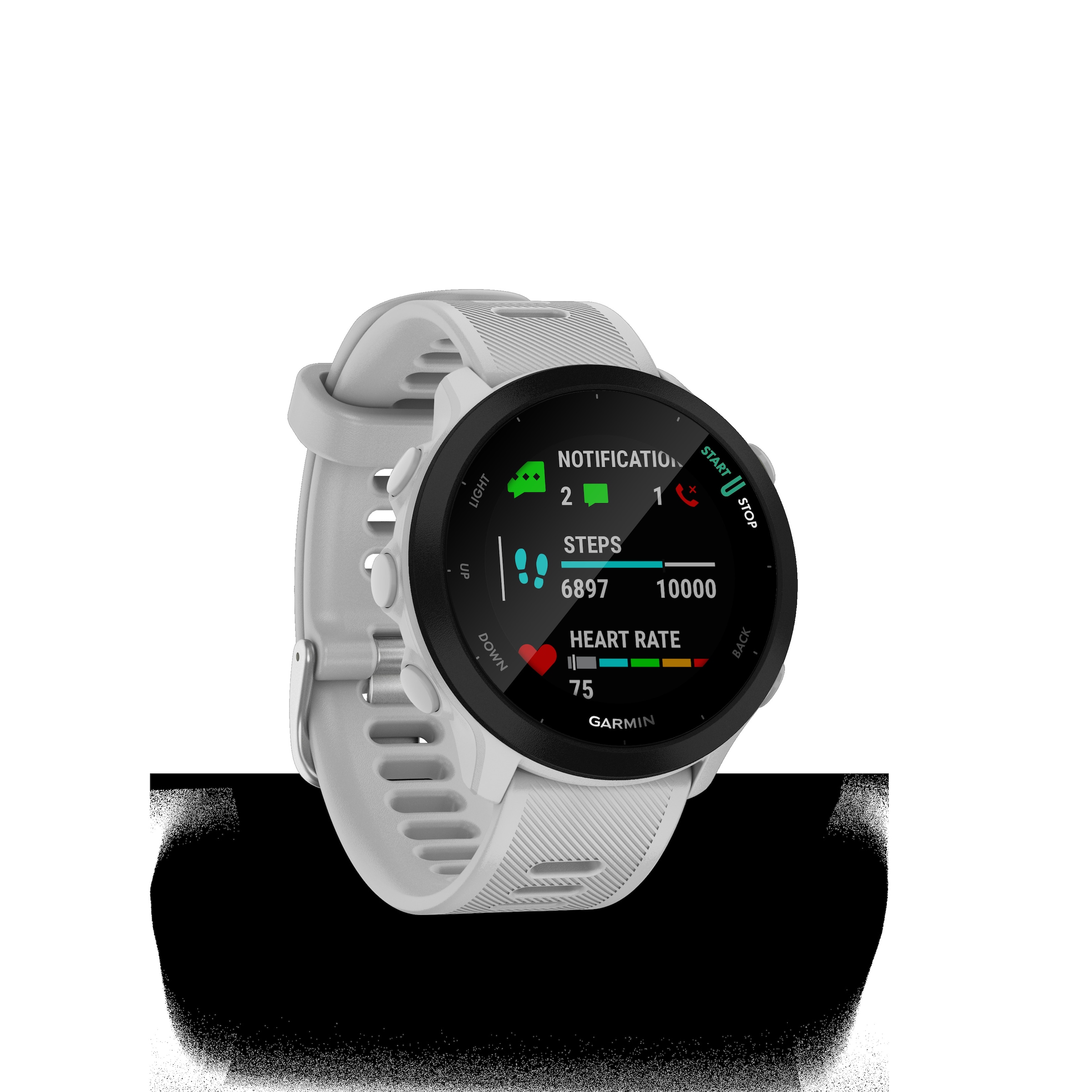 Garmin Smartwatch »FORERUNNER 55 Multisport-«, UNIVERSAL ➥ Garantie | GPS-Laufuhr) (Garmin 3 XXL Jahre
