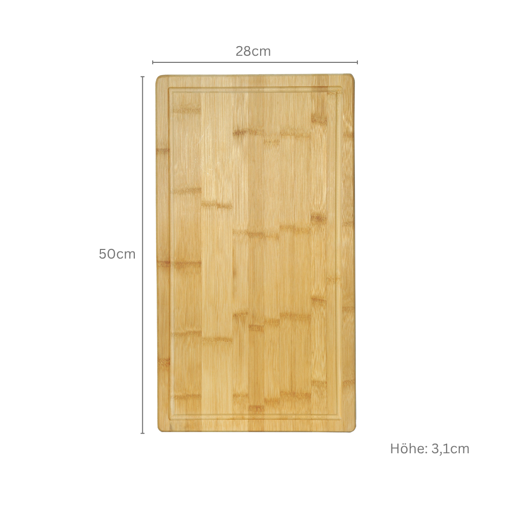 KESPER® Schneidebrett »Schneide-& Abdeckplatte, Bambus« 2er Set