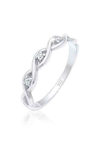 Elli DIAMONDS Verlobungsring »Knoten Unendlich Diamant (0.045 ct.) 925er Silber« kaufen