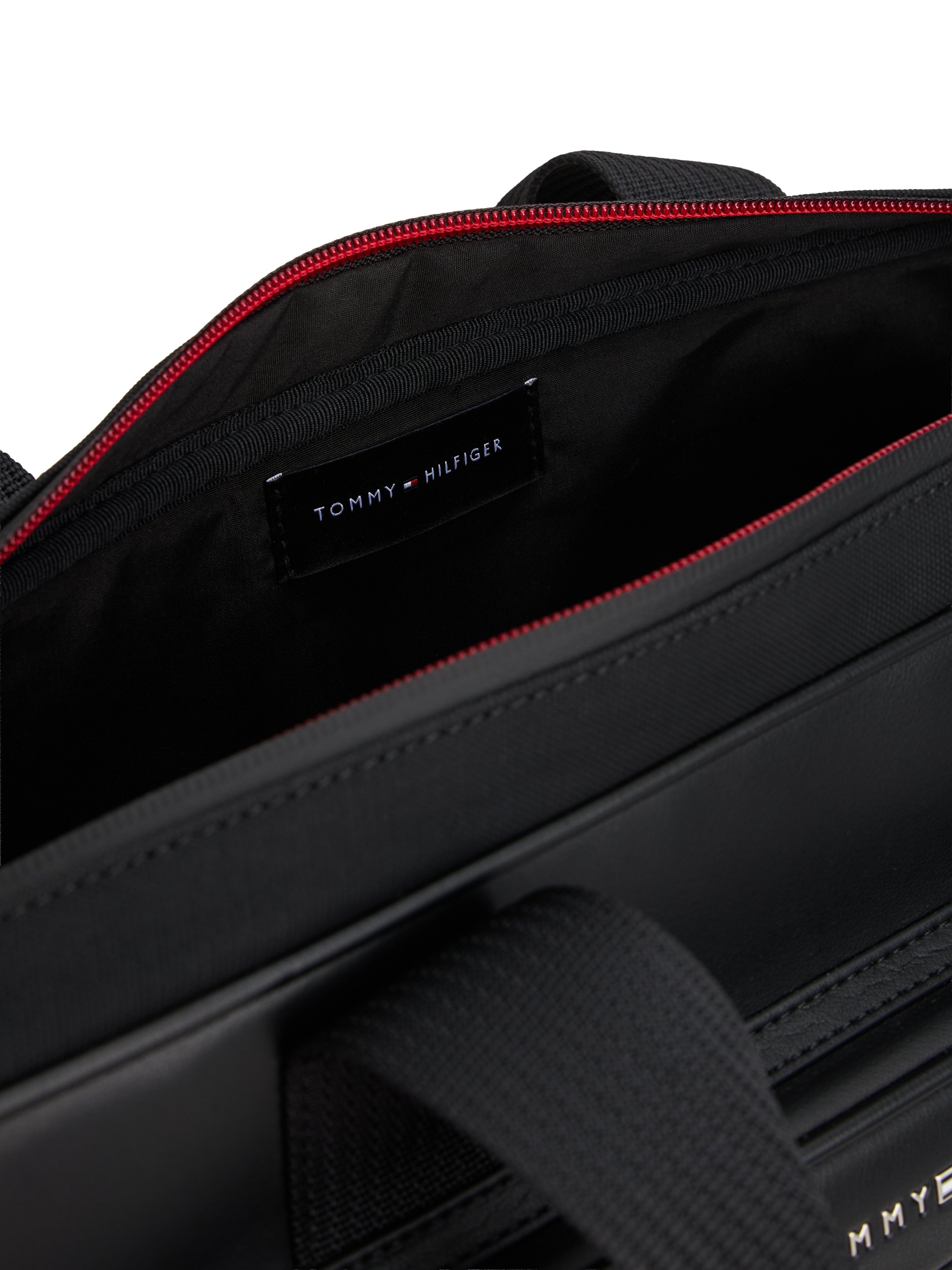Tommy Hilfiger Laptoptasche »TH FOUNDATION COMPUTER BAG« , Unisex Geschäftstasche, Businessbag mit Logoschriftzug
