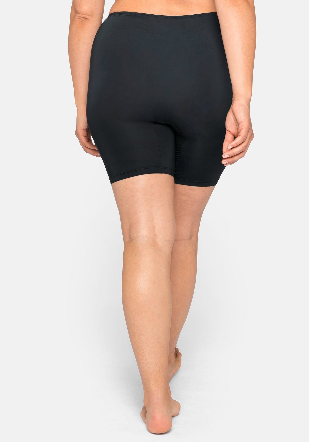 Sheego High-Waist-Slip »High-Waist-Panty aus Microfaser, mit längerem Bein«