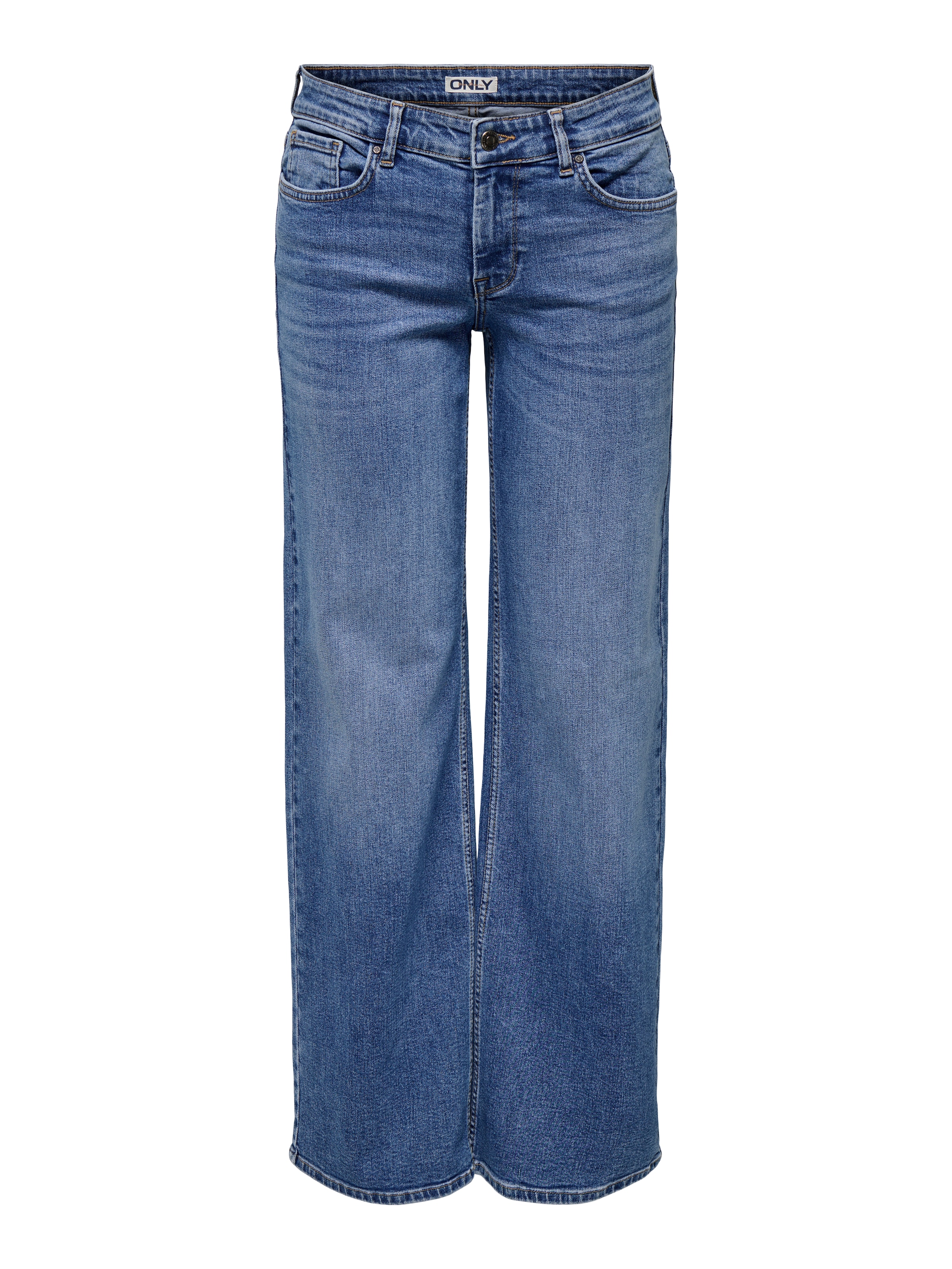 ONLY Weite Jeans »ONLJUDY-O LW WIDE LEG DNM TAI712 NOOS« niedrige Leibhöhe, weite Beinform