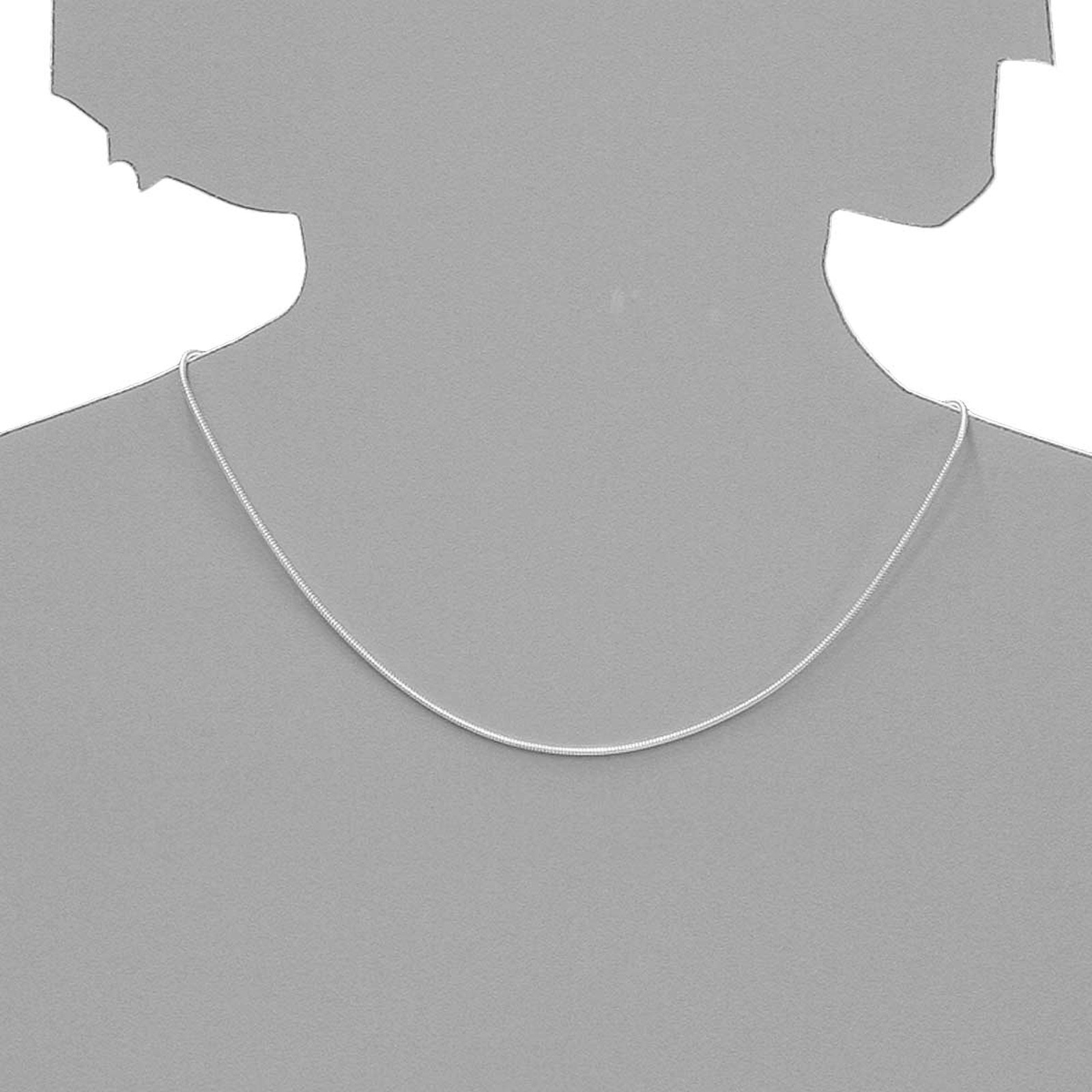 OSTSEE-SCHMUCK Silberkette »- Schlange 1,2 mm - Silber 925/000 -,«
