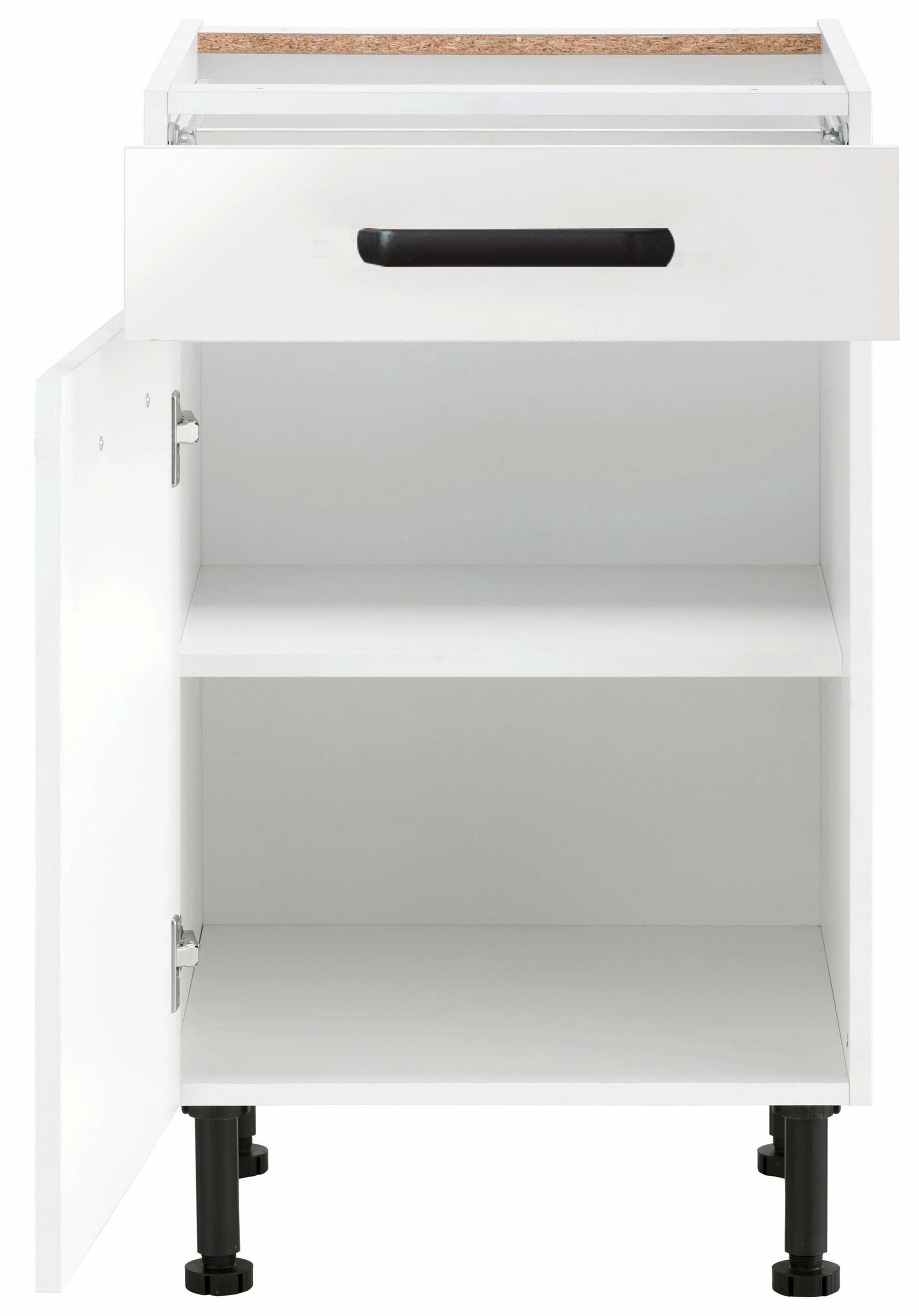 wiho Küchen Unterschrank »Simi«, Soft-Close-Funktion in Schubkästen und Auszügen, verstellbare Füße