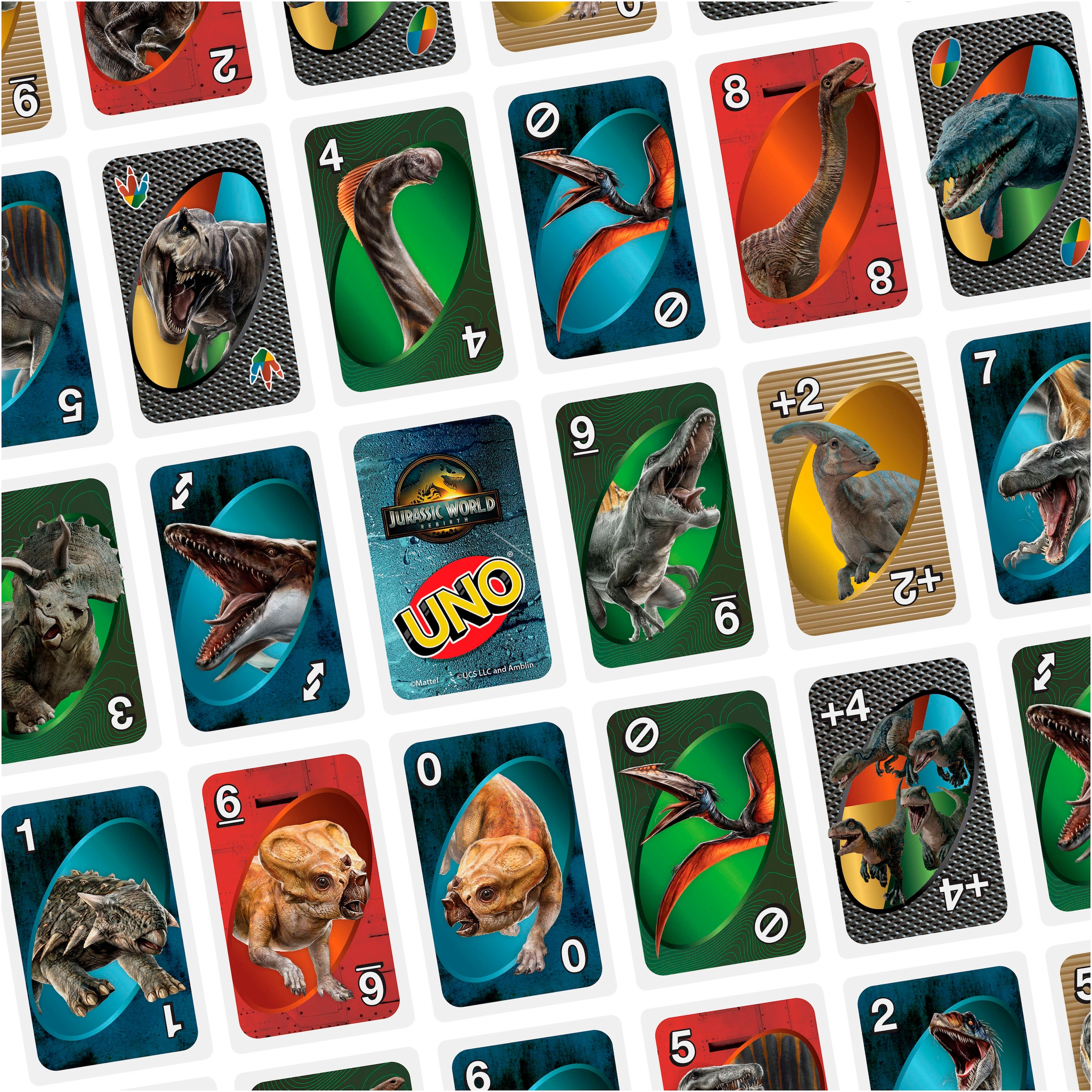 Mattel games Spiel »Jurassic World Rebirth, UNO«