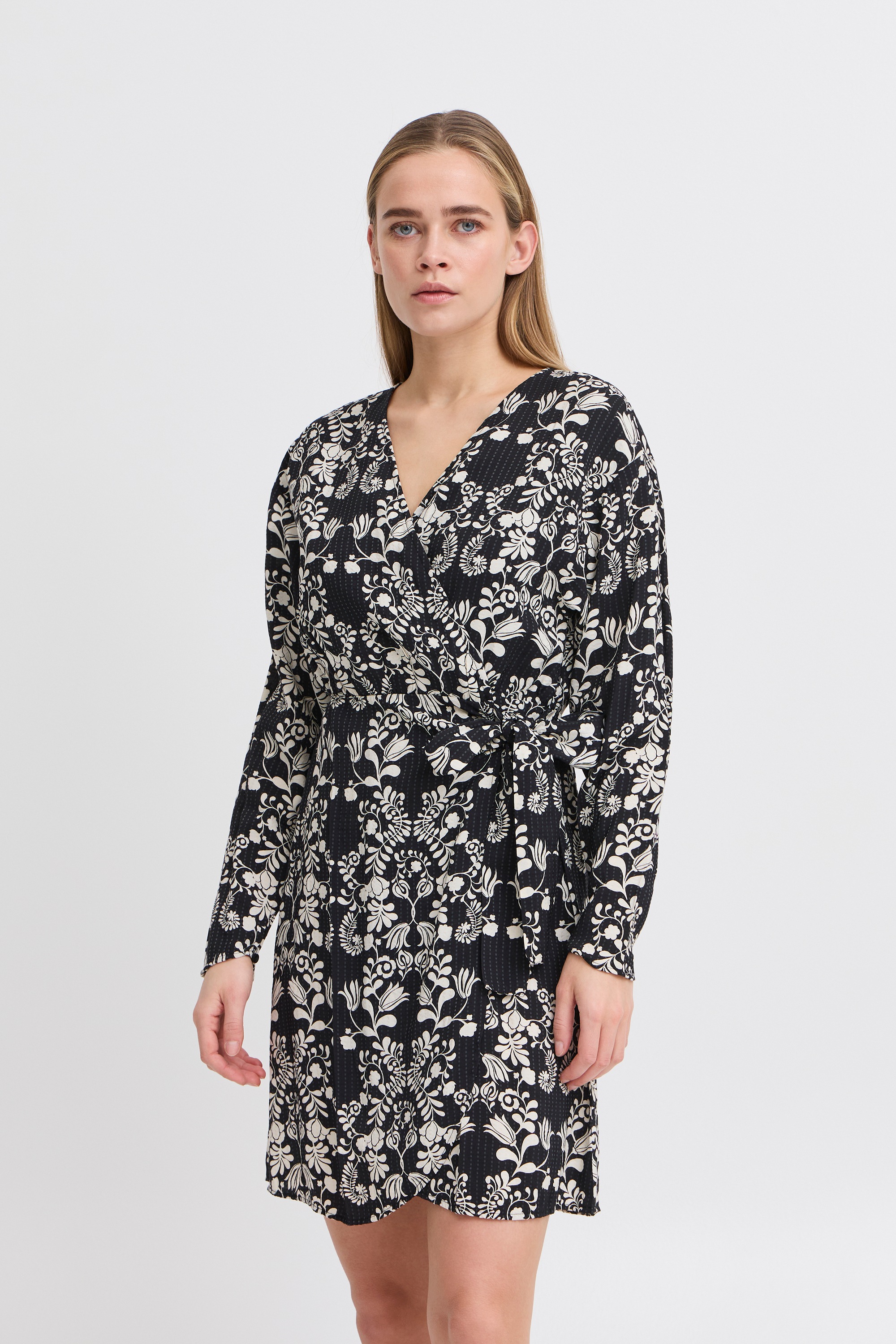 Ichi Midikleid »Damen Kleid IHGOCINA«