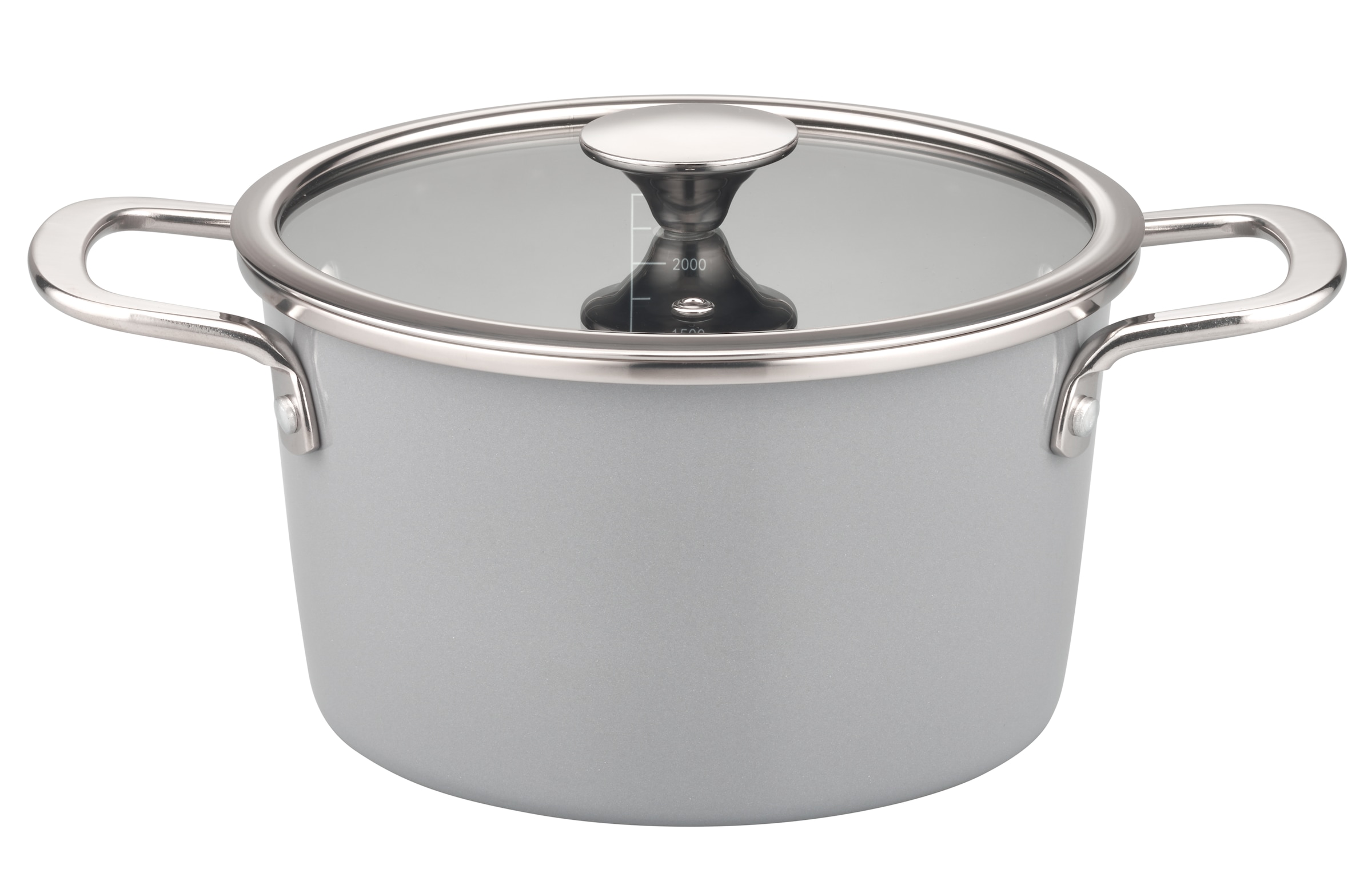 GSW Topf-Set »Stratos« Set, 7 tlg. tlg. Edelstahl | Stahl-Emaille