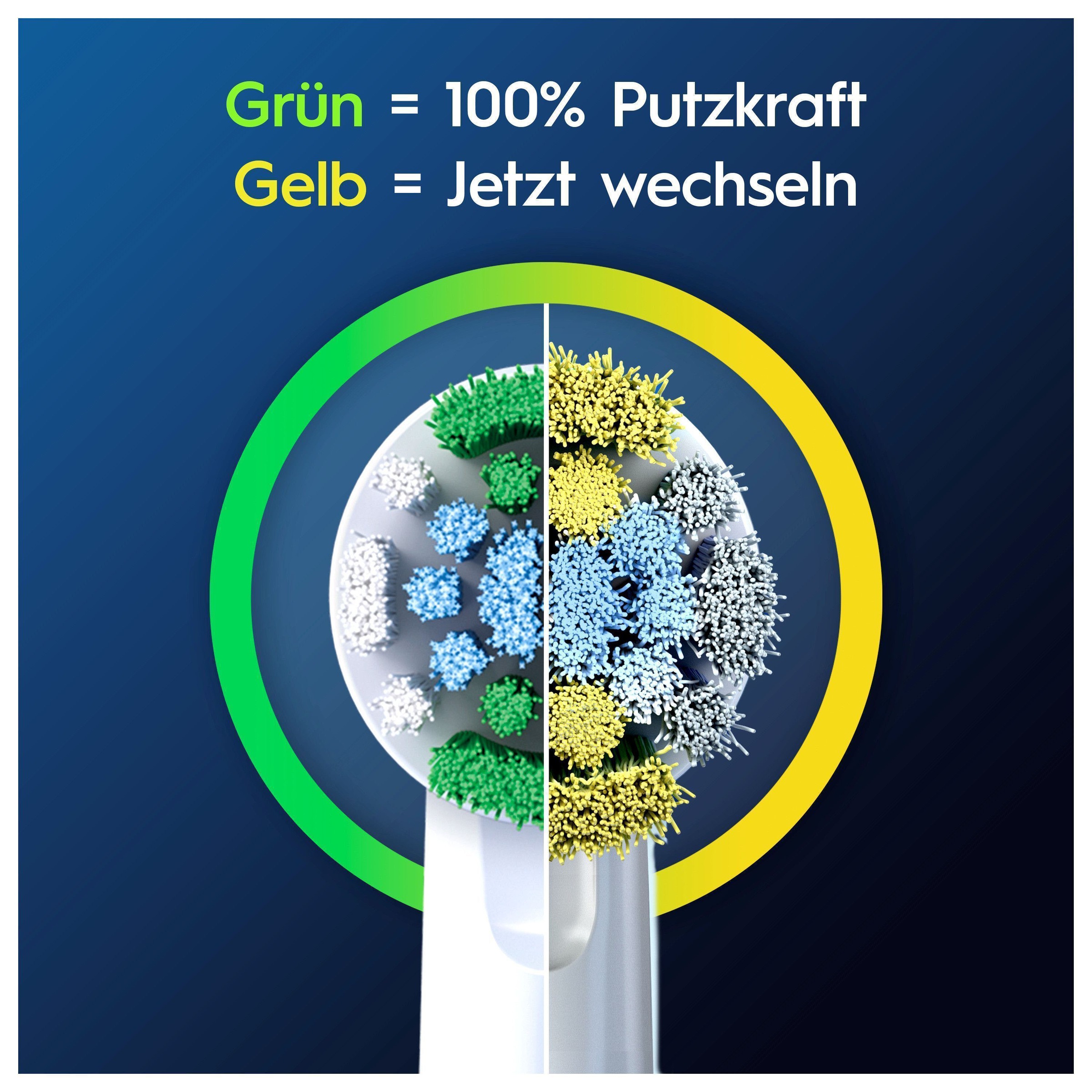 Oral-B Aufsteckbürsten »Pro Precision Clean« X-förmige Borsten