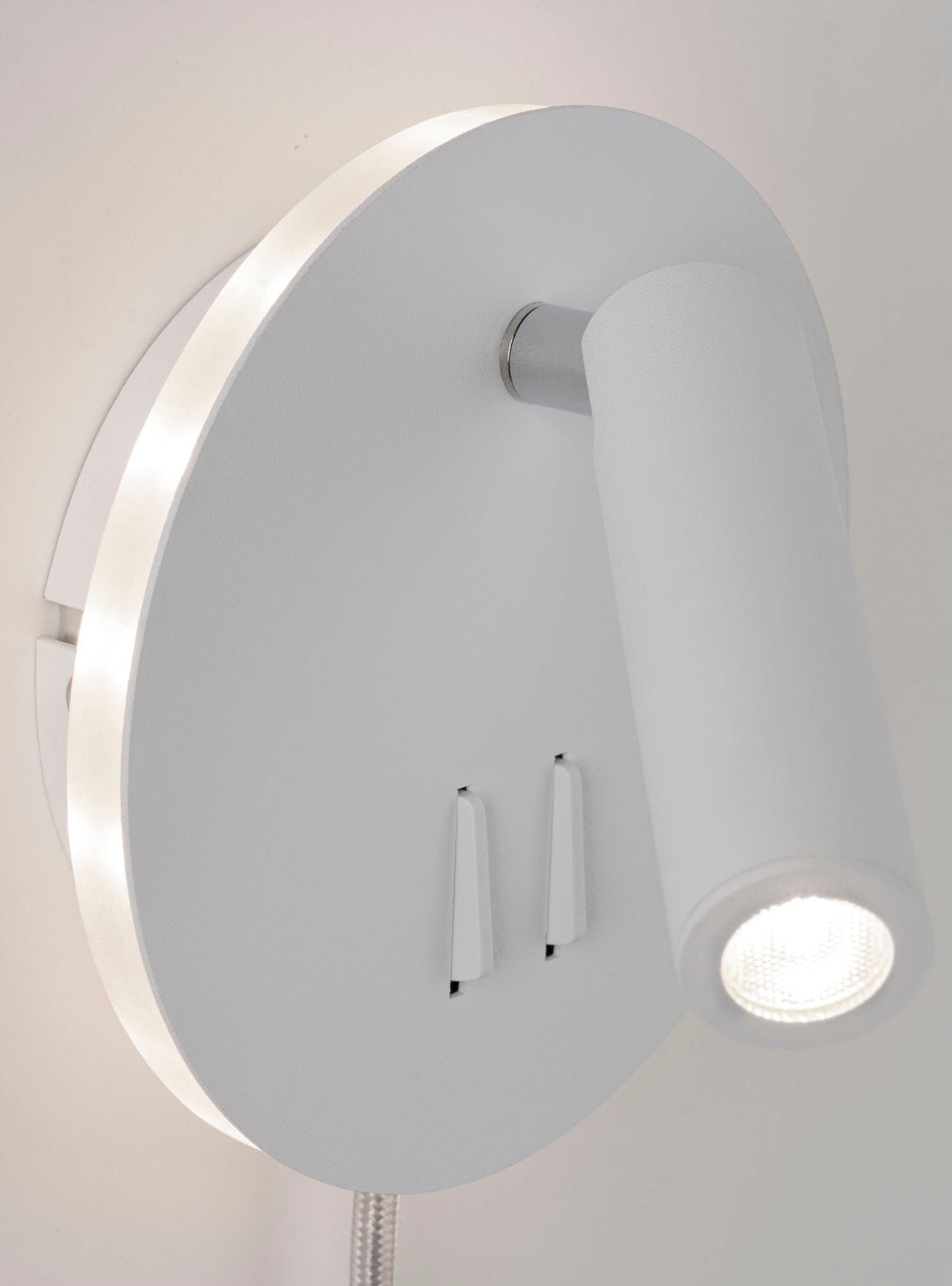 Paulmann LED Wandleuchte »Tabari 4 W/ 1,4 W Weiß/Chrom, Metall«, 1 flammig, Tabari 4 W/ 1,4 W Weiß/Chrom, Metall