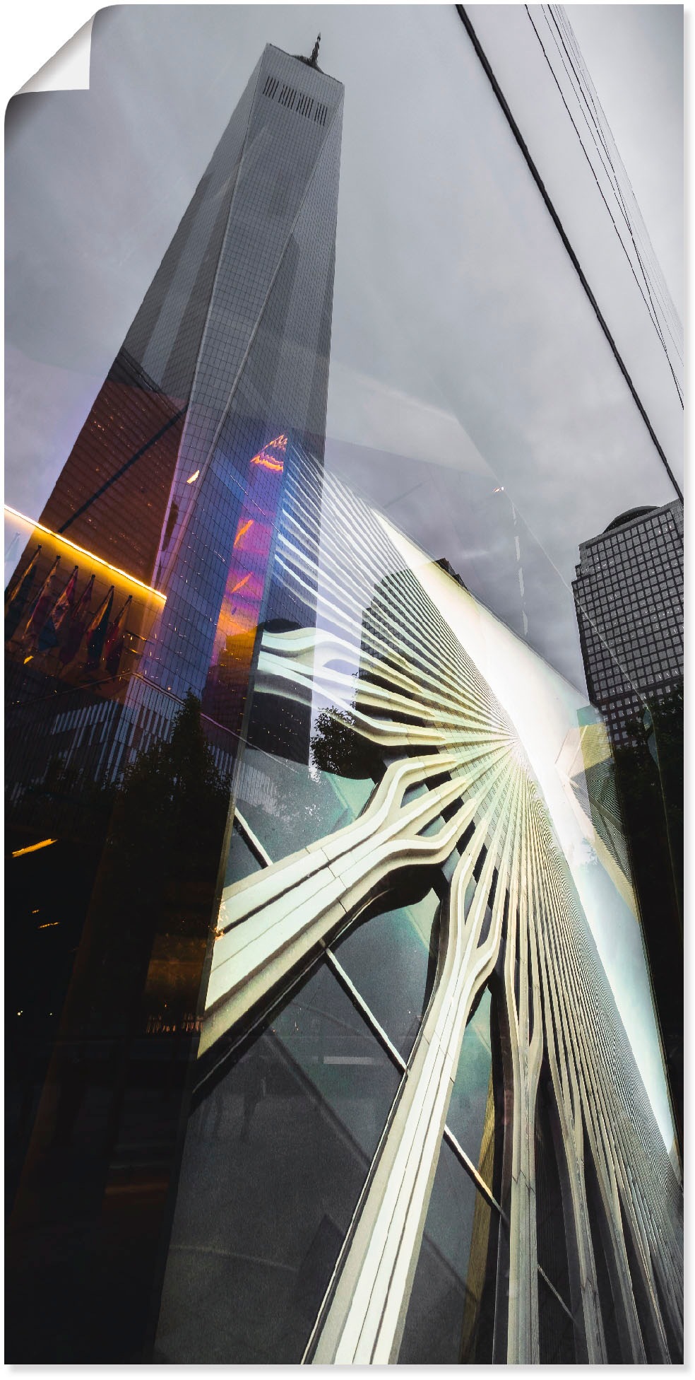 Artland Wandbild »One World Trade Center«, Amerika, (1 St.), als Alubild, Leinwandbild, Wandaufkleber oder Poster in versch. Größen