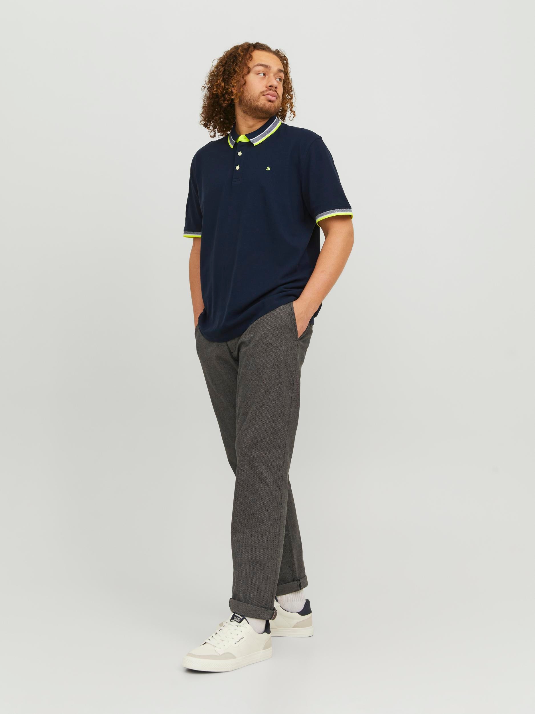 Jack & Jones PlusSize Poloshirt »JJEPAULOS POLO SS NOOS PLS«