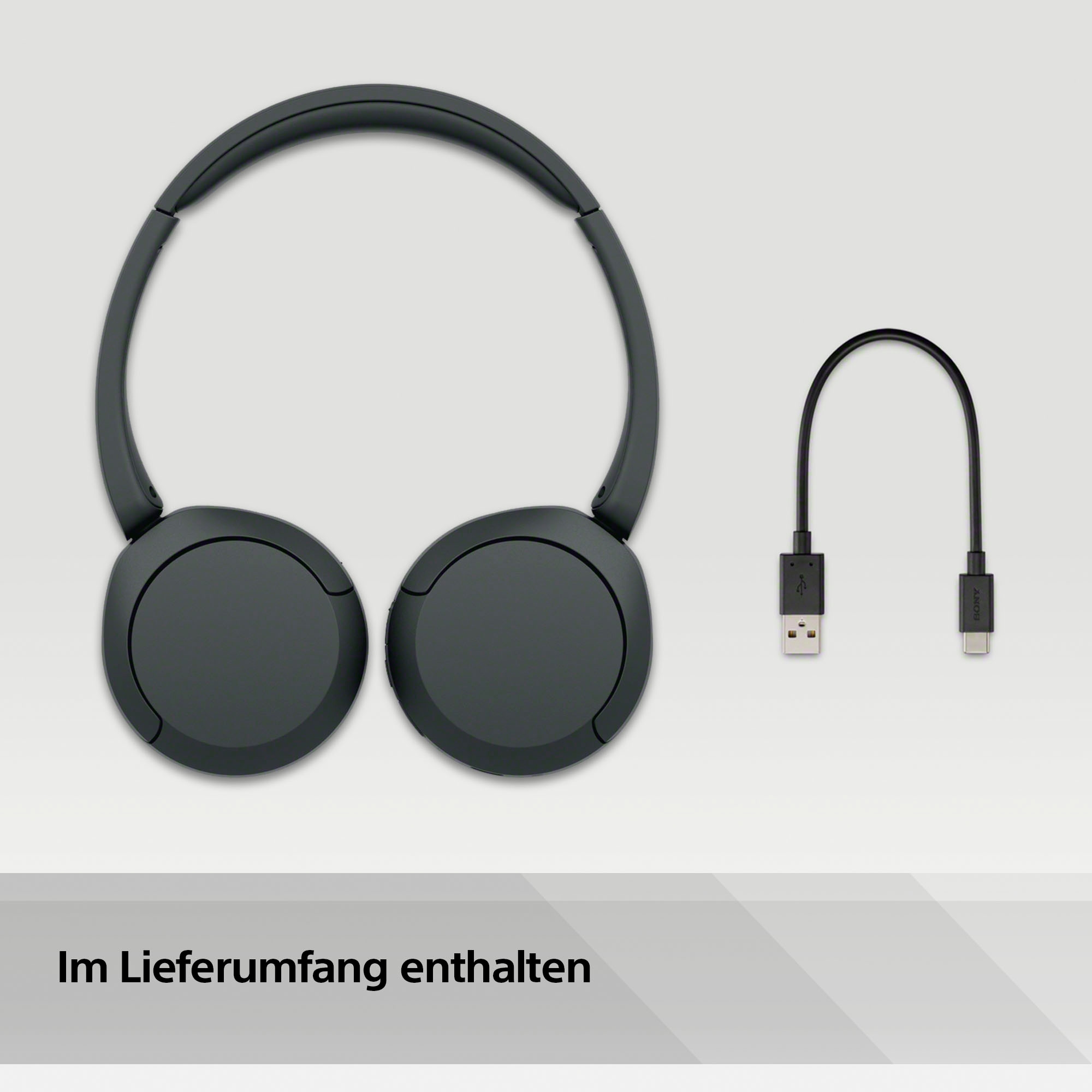 Sony On-Ear-Kopfhörer »WHCH520«, Bluetooth, Freisprechfunktion-Rauschunterdrückung, 50 Std. Akkulaufzeit