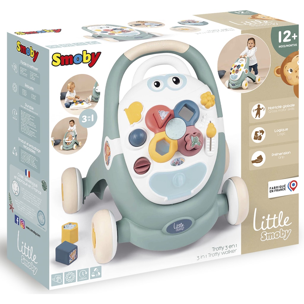 Smoby Lauflernhilfe »Little Smoby, 3in1 Lauflernwagen«