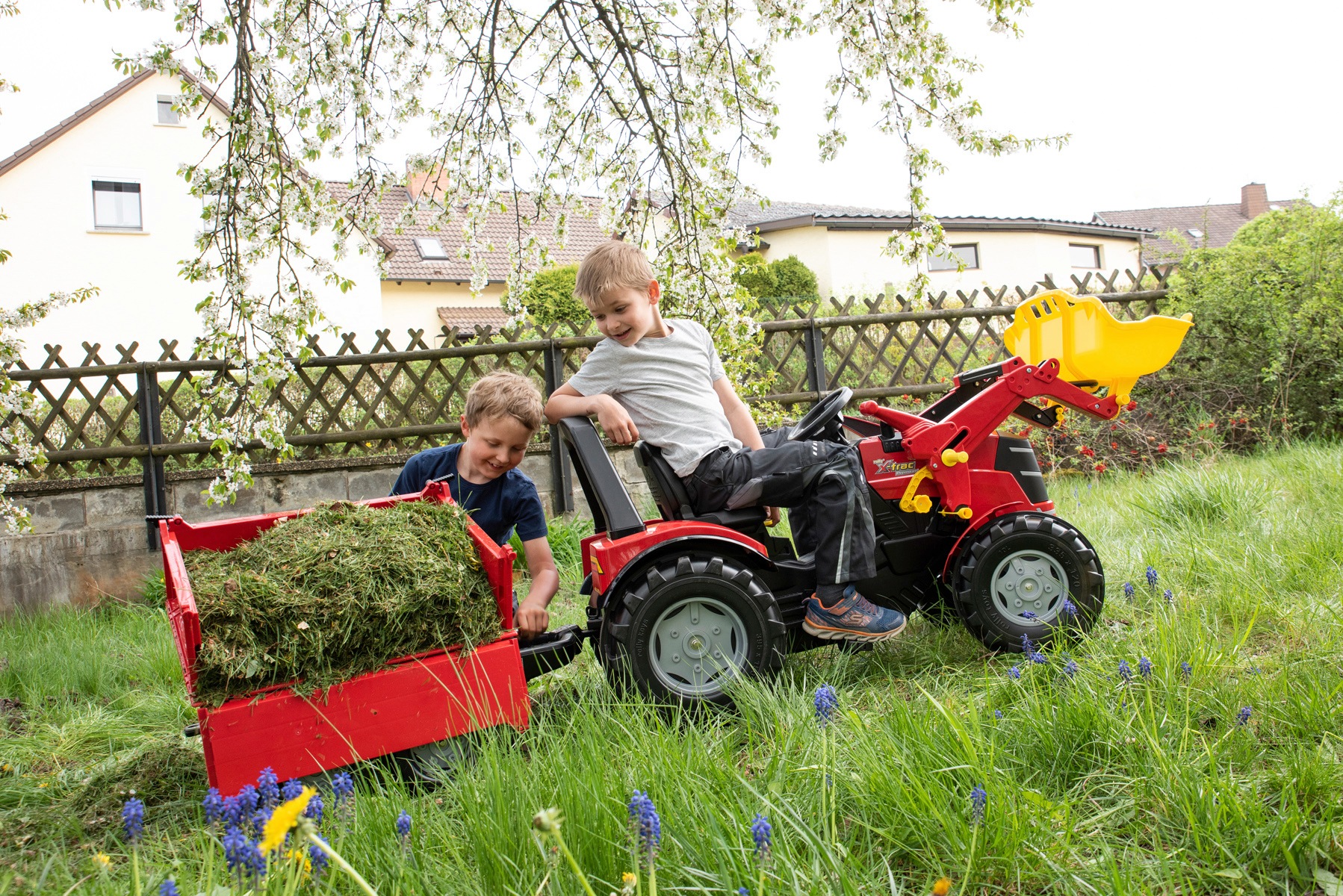 rolly toys® Kinderfahrzeug-Anhänger »Mega Trailer«, für Trettraktoren
