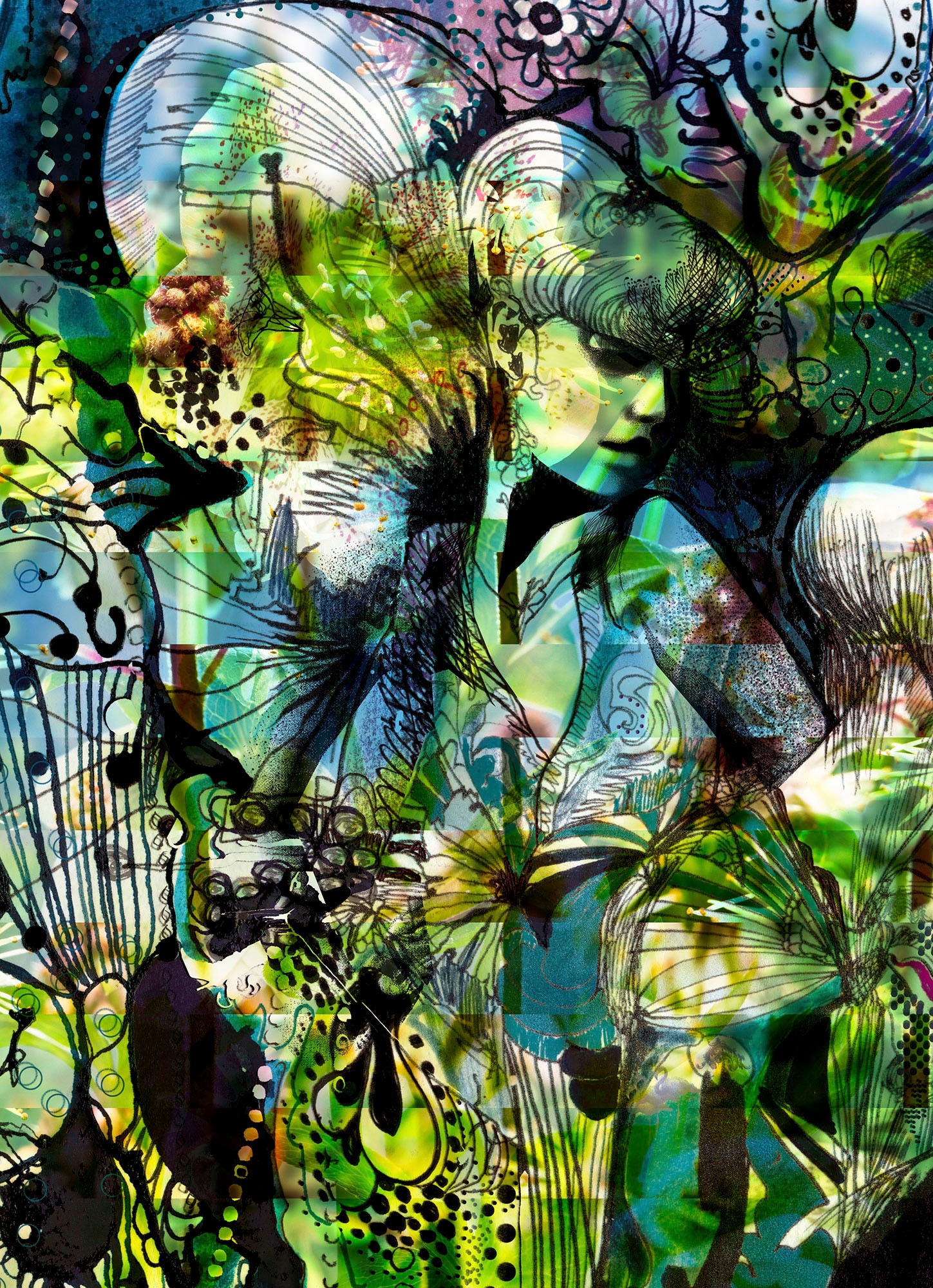 Komar Fototapete »Fototapete - Aphrodite´s Garden - Größe 184 x 254 cm«, bedruckt