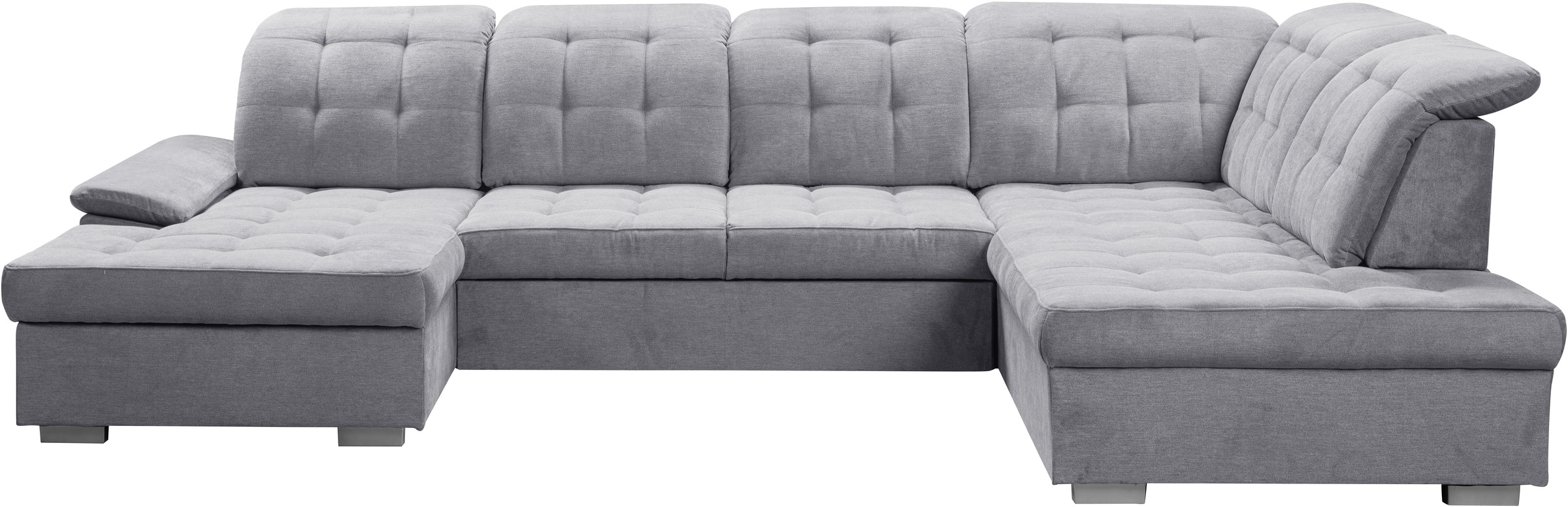WERK2 Wohnlandschaft »Kordula-New U-Form«, Sofa in U-Form mit Schlaffunktion & Bettkasten, Schlafcouch