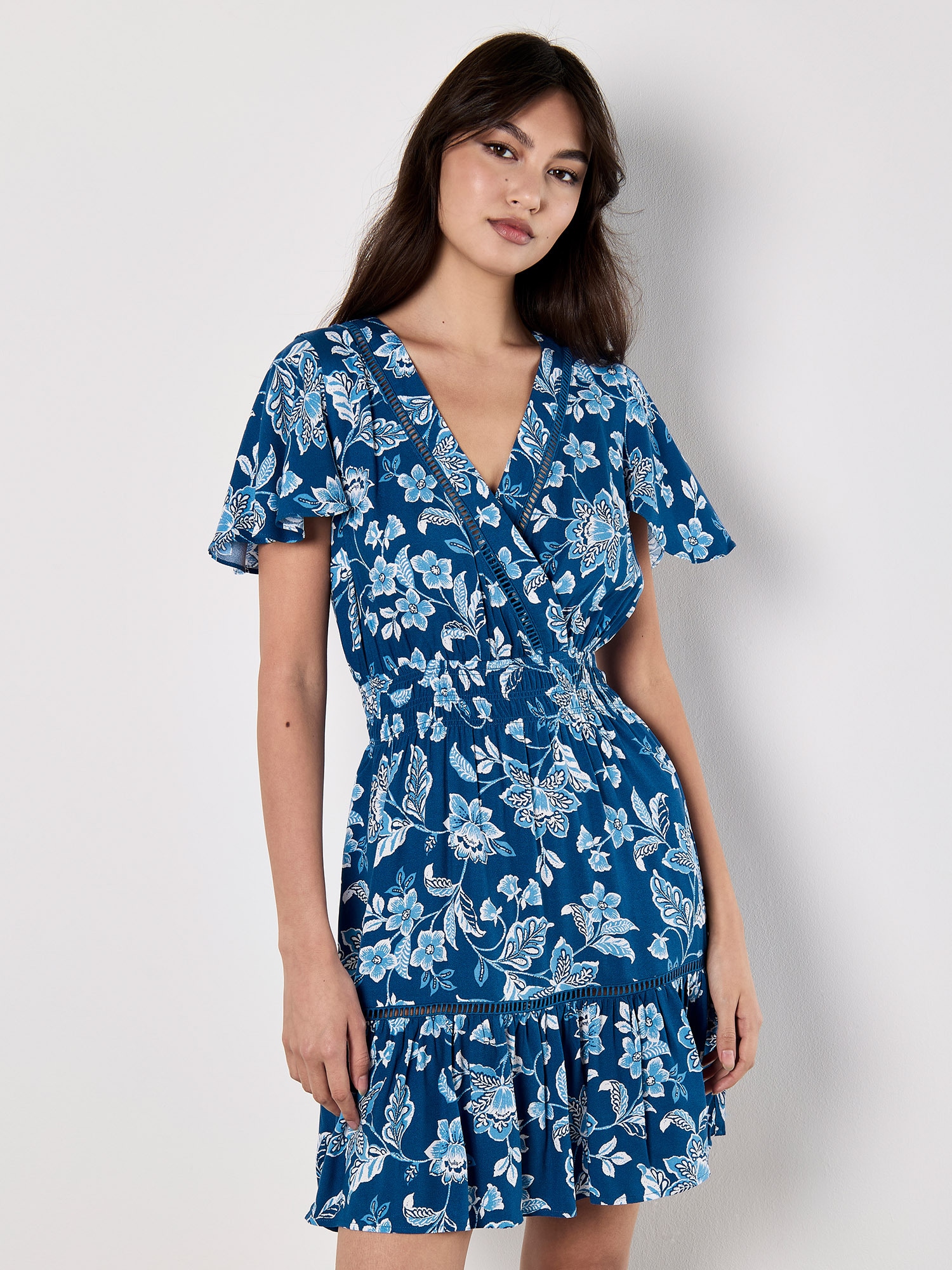 Apricot Minikleid »Minikleid« mit Flügelarmen