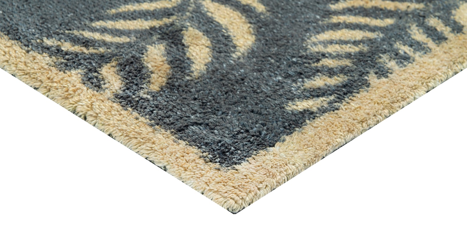 Turtle Mat Fußmatte »Leaf Scroll« rechteckig 9 mm Höhe