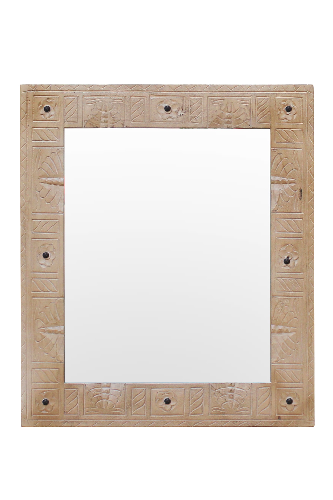 SIT Badmöbel-Set, (Set, Bäder-Set), Front mit aufwändigen Schnitzereien, Ringgriffe & Beschläge aus Metall