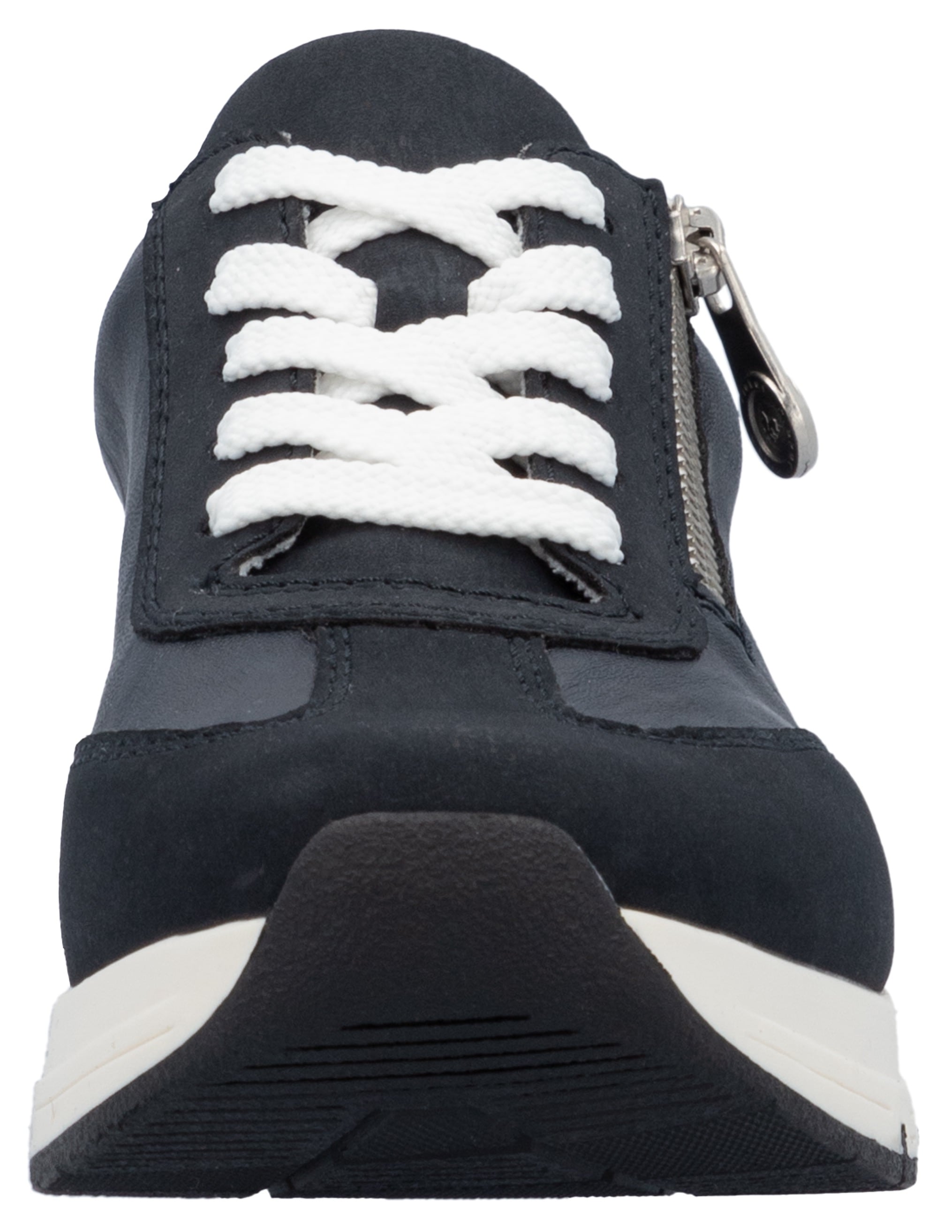Rieker Keilsneaker, Halbschuh, Freizeitschuh, Schnürschuh mit seiltichem Reißverschluss